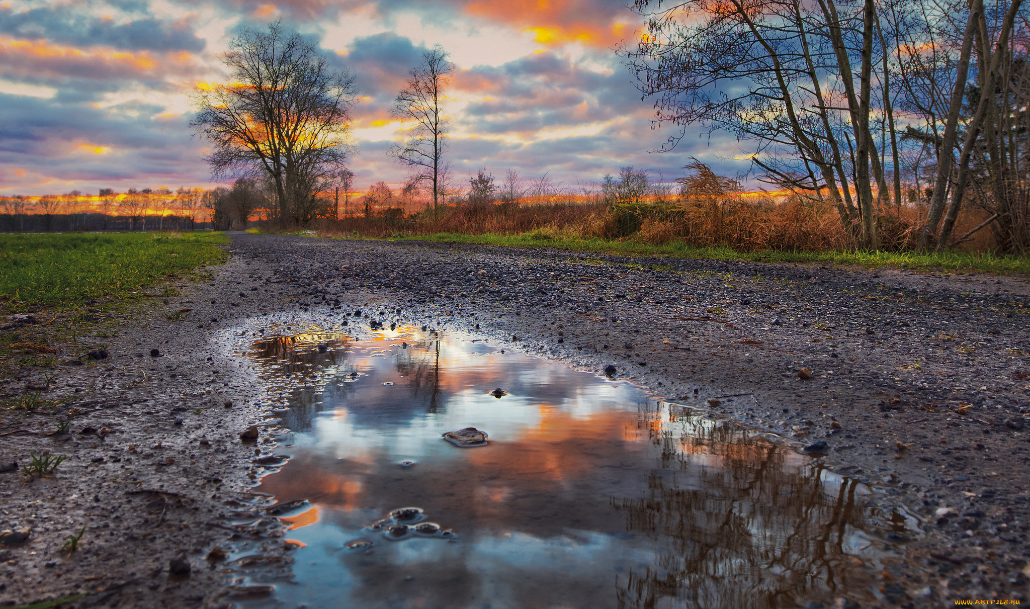 природа, дороги, тракт