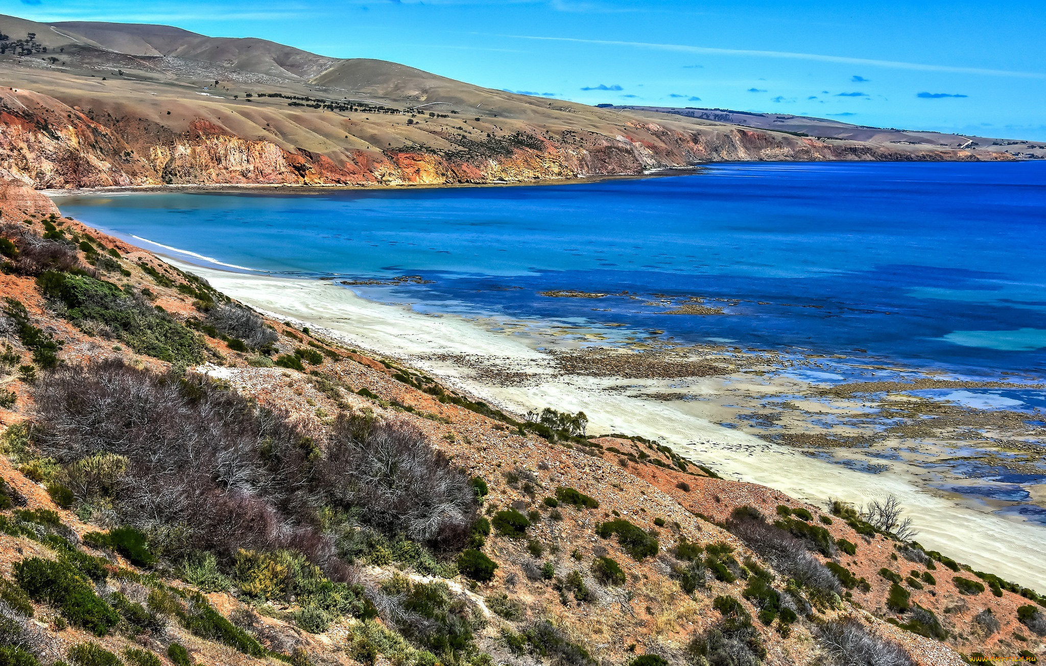 природа, побережье, берег, море