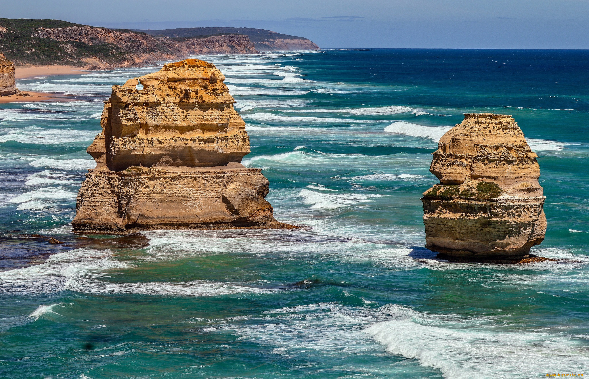 природа, побережье, берег, море