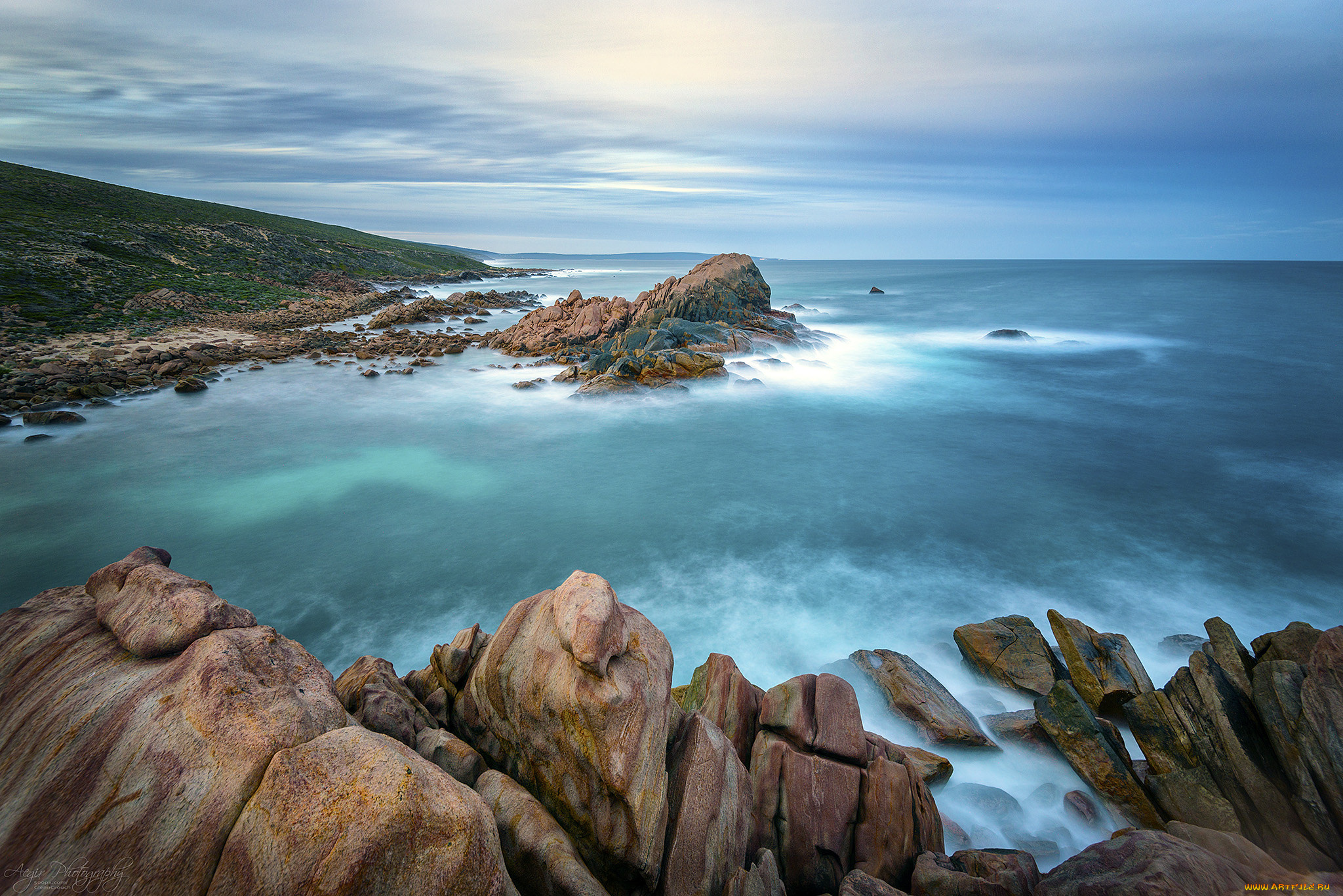 природа, побережье, берег, море