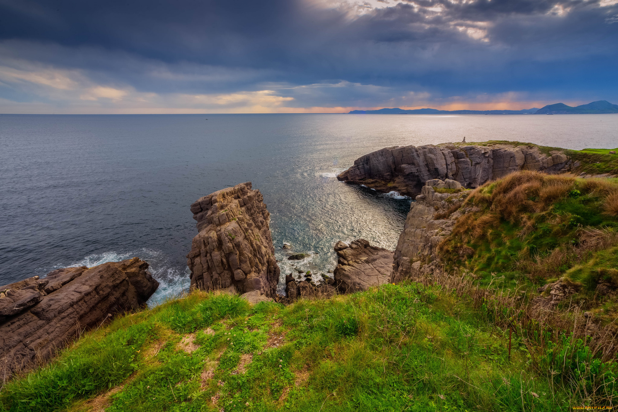 природа, побережье, берег, море