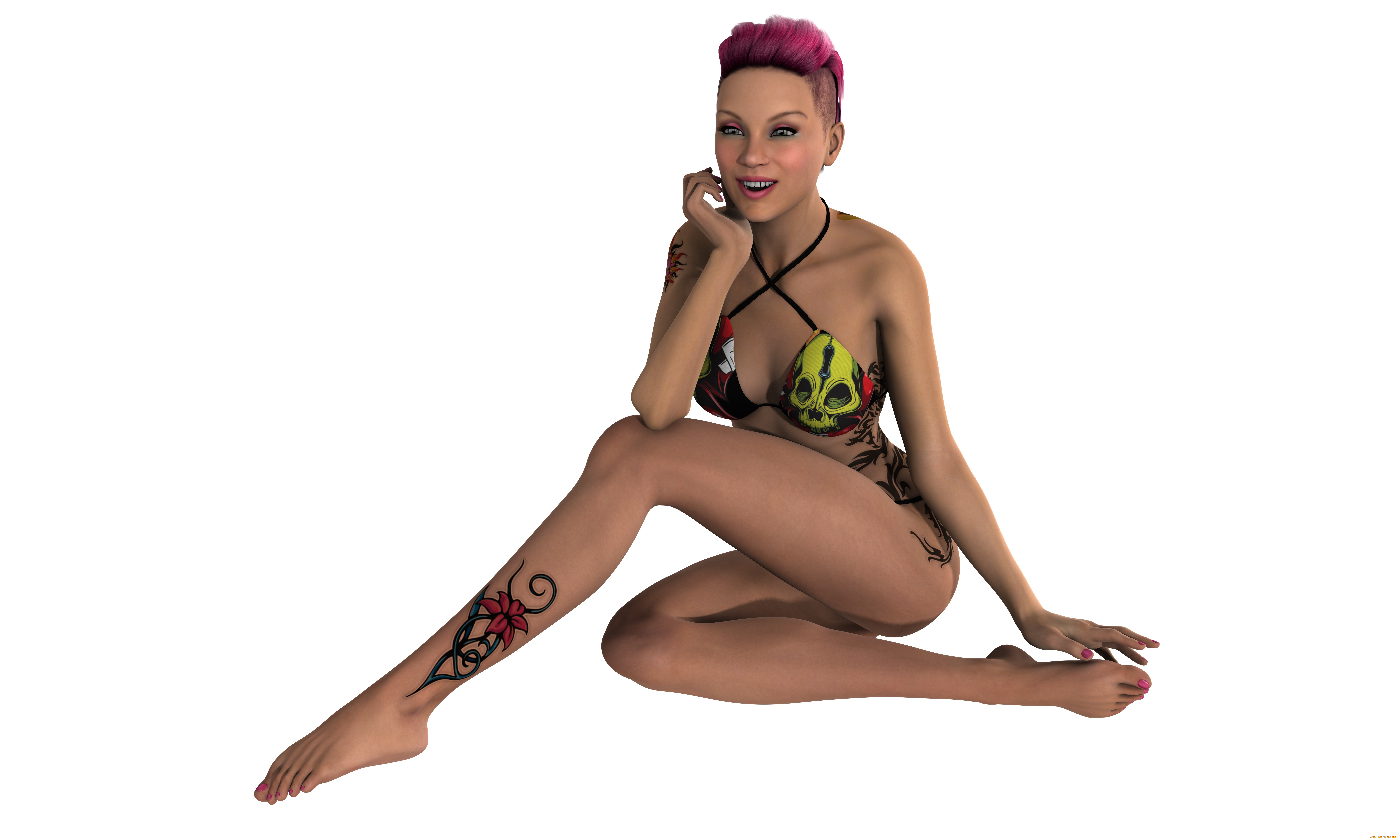 3д, графика, люди, , people, взгляд, девушка, фон