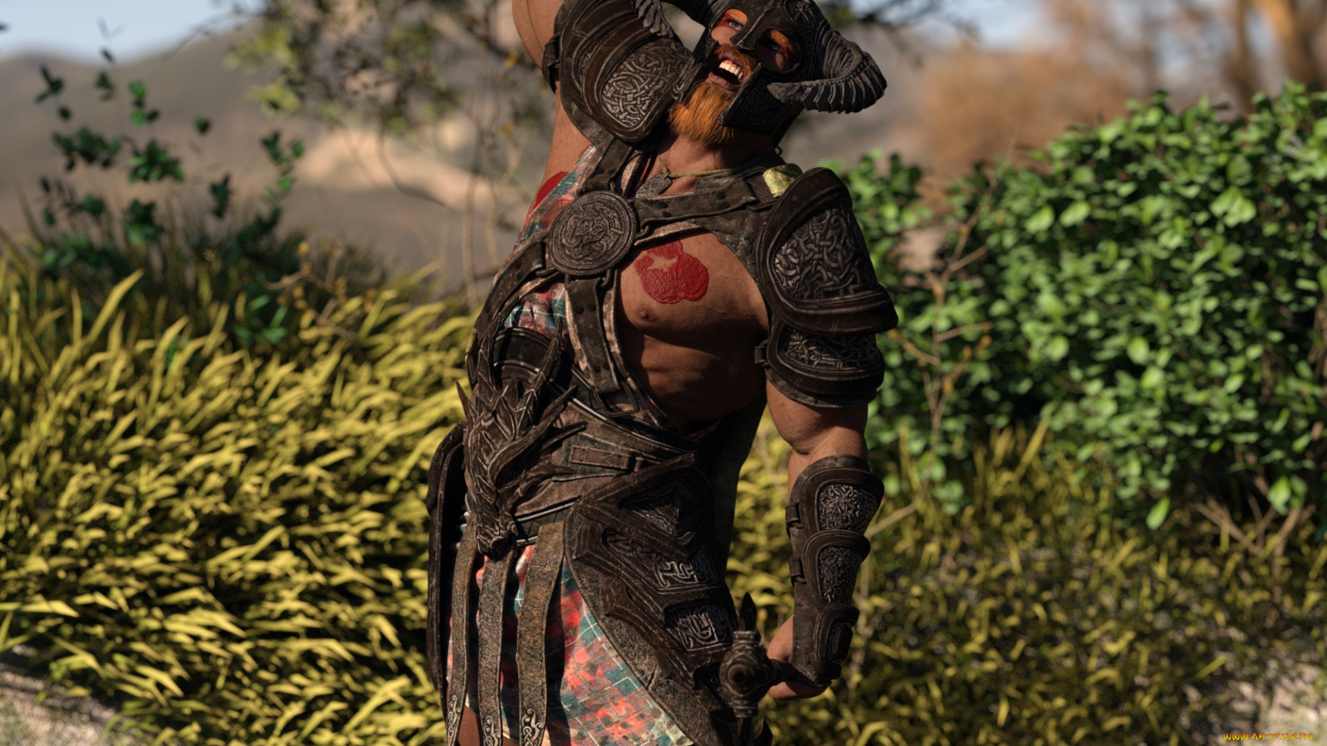 3д, графика, армия, , military, викинг