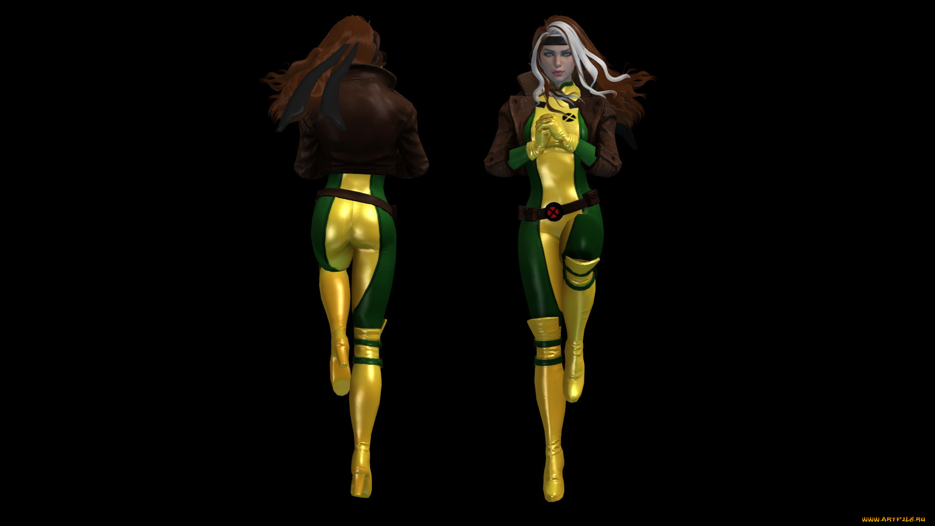 3д, графика, фантазия, , fantasy, девушка, взгляд, фон