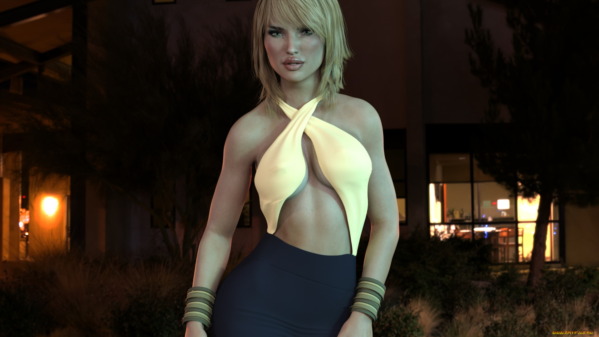 3д, графика, люди, , people, девушка, взгляд, фон