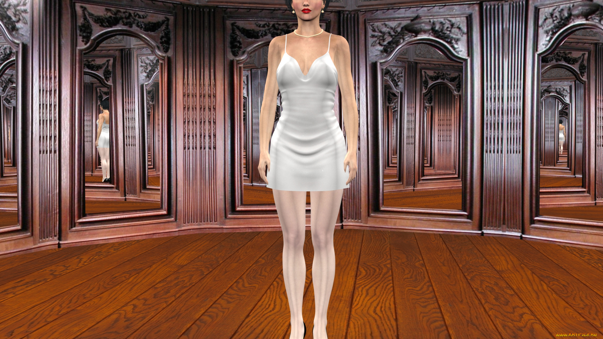 3д, графика, люди, , people, девушка, взгляд, фон