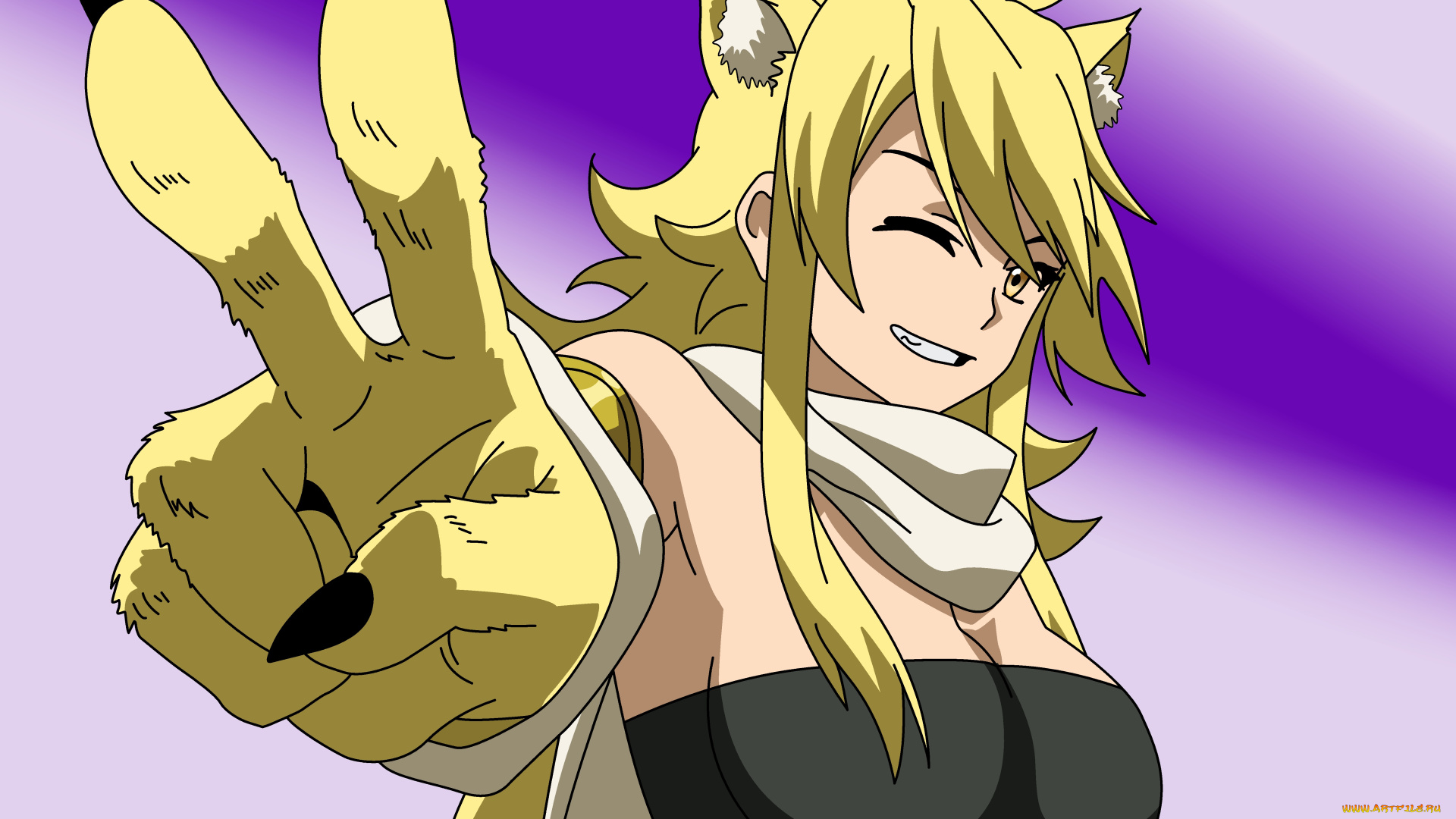 аниме, akame, ga, kill, девушка, взгляд, фон