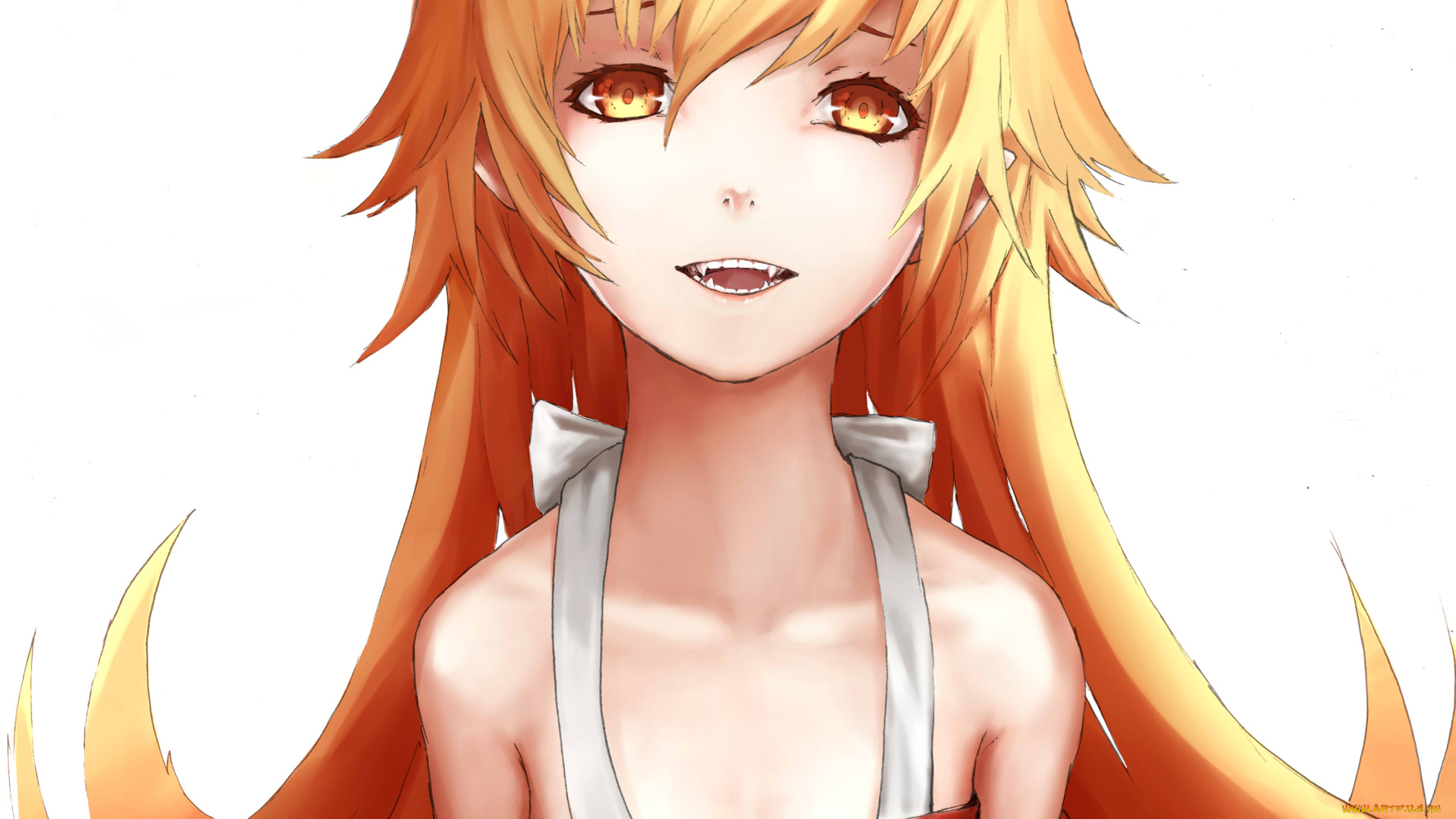 аниме, bakemonogatari, девочка