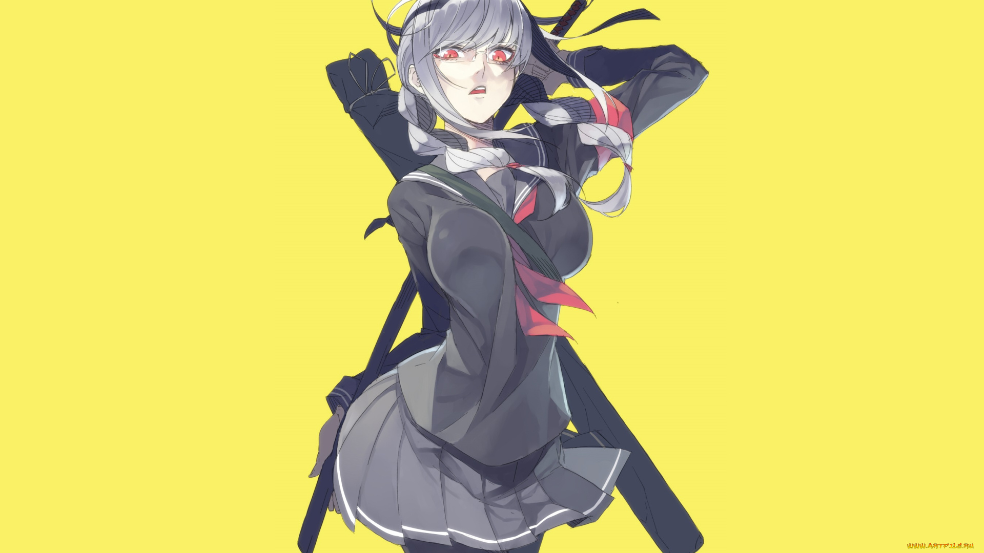 аниме, danganronpa, девушка