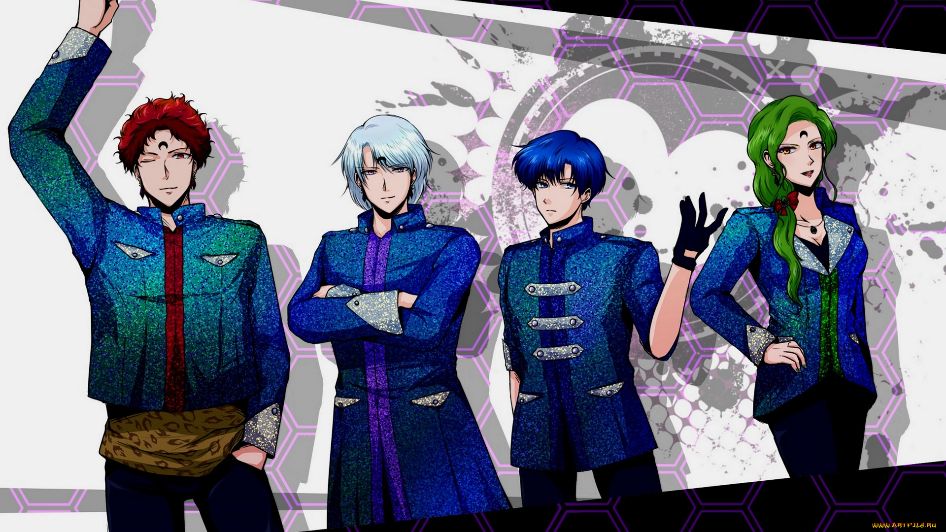 аниме, sailor, moon, парни