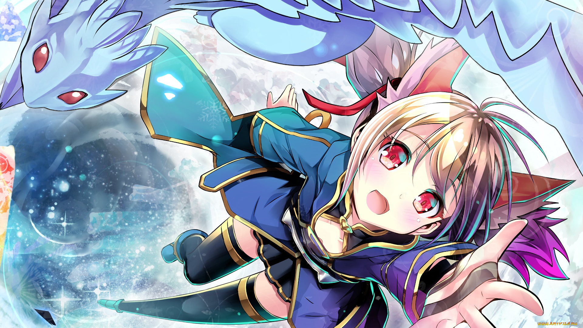 аниме, sword, art, online, девушка, взгляд, фон