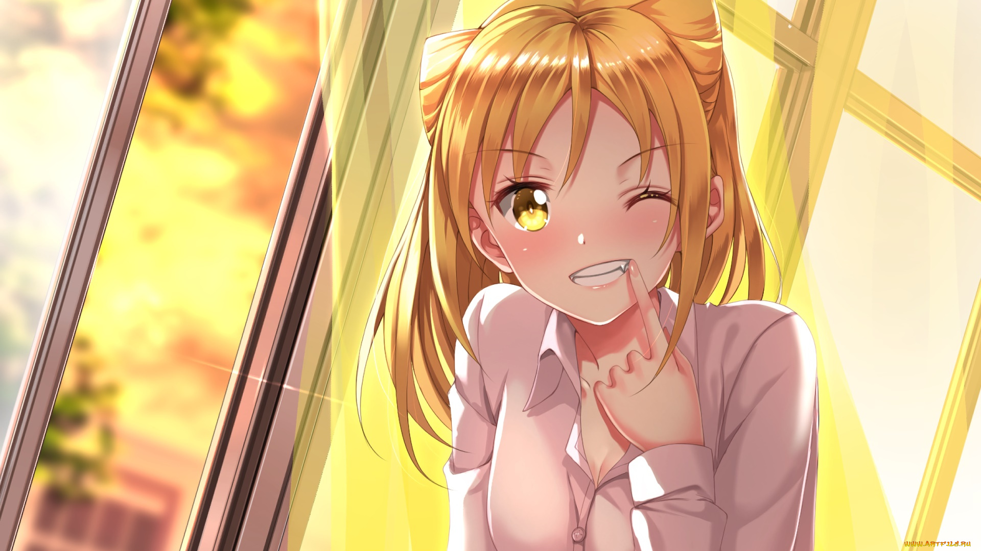 аниме, sword, art, online, девушка, взгляд, фон