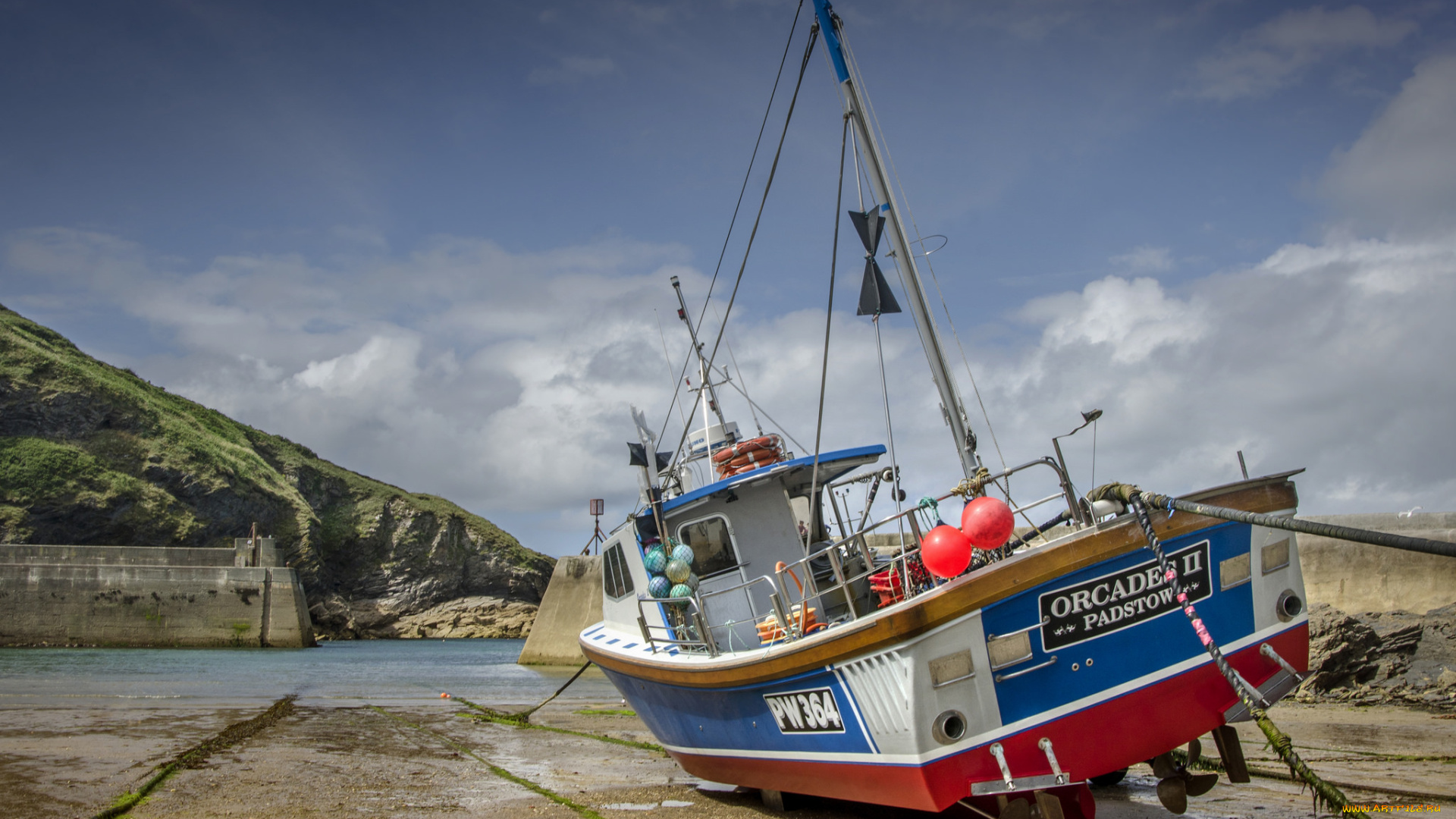 корабли, баркасы, , , буксиры, побережье