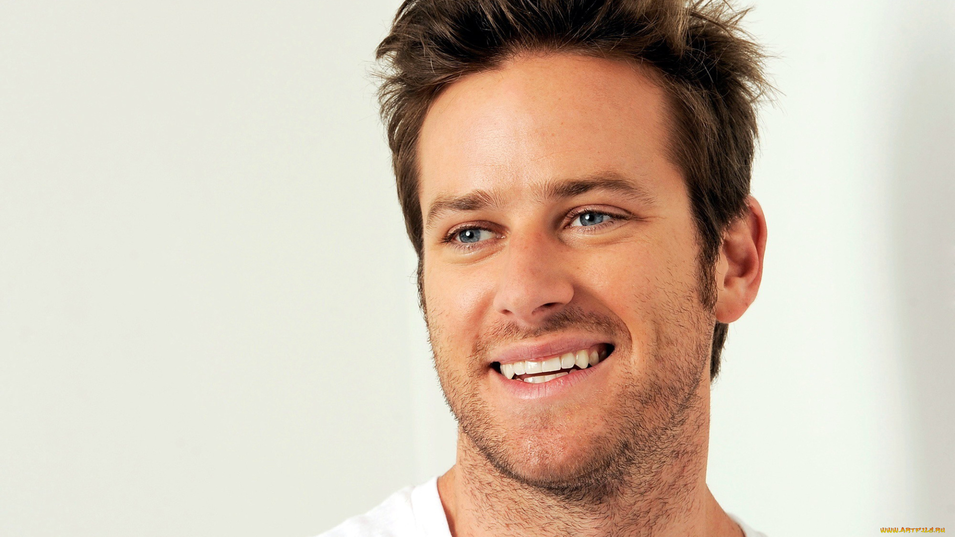 мужчины, armie, hammer, щетина, улыбка