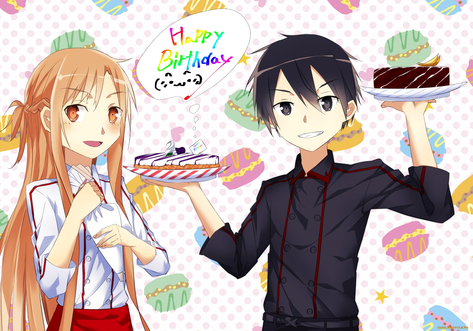 аниме, sword, art, online, фон, взгляд, девушка