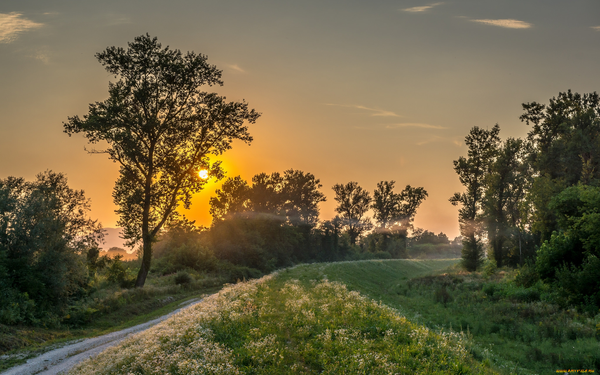 природа, восходы, закаты, рассвет