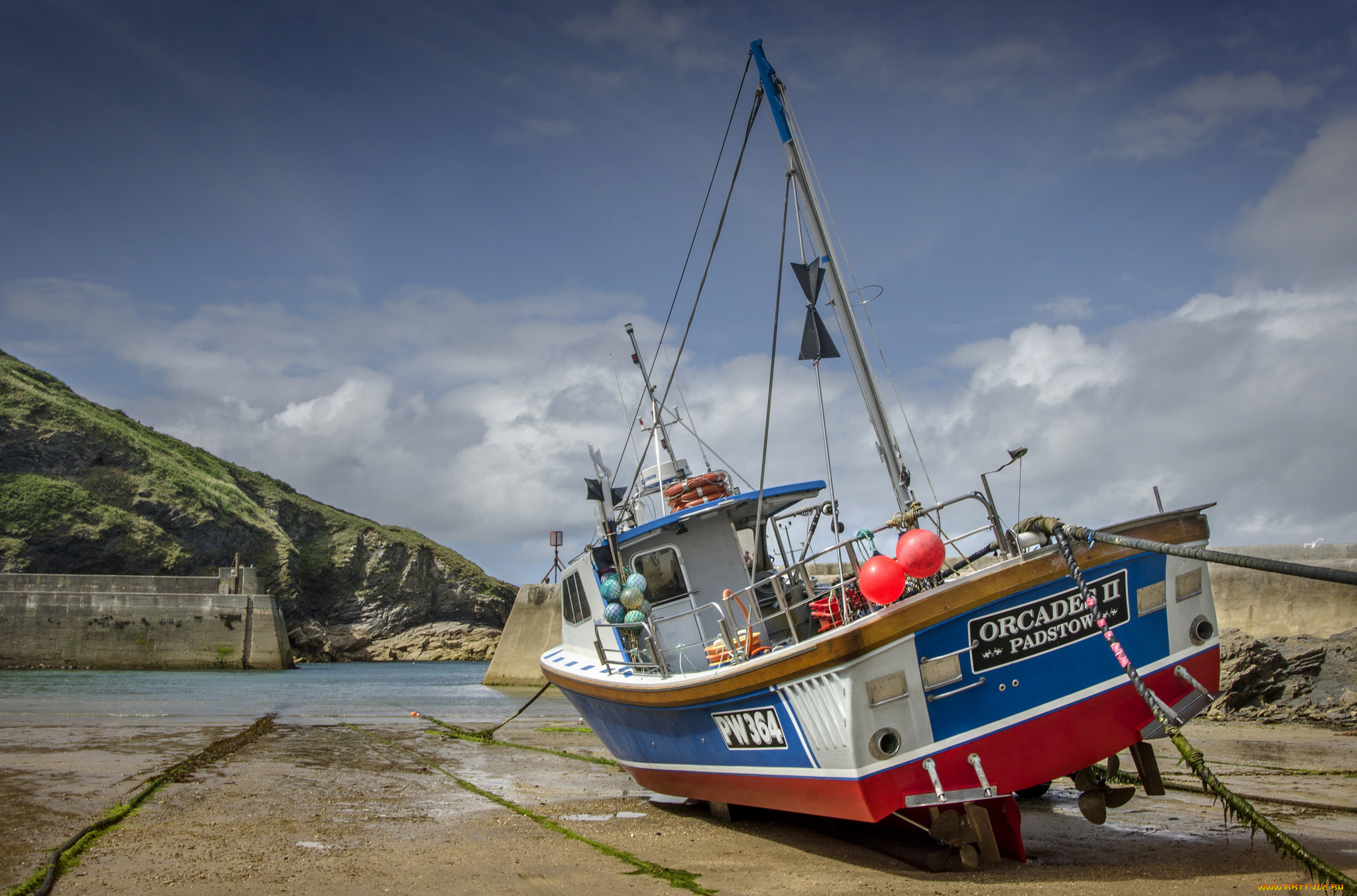 корабли, баркасы, , , буксиры, побережье