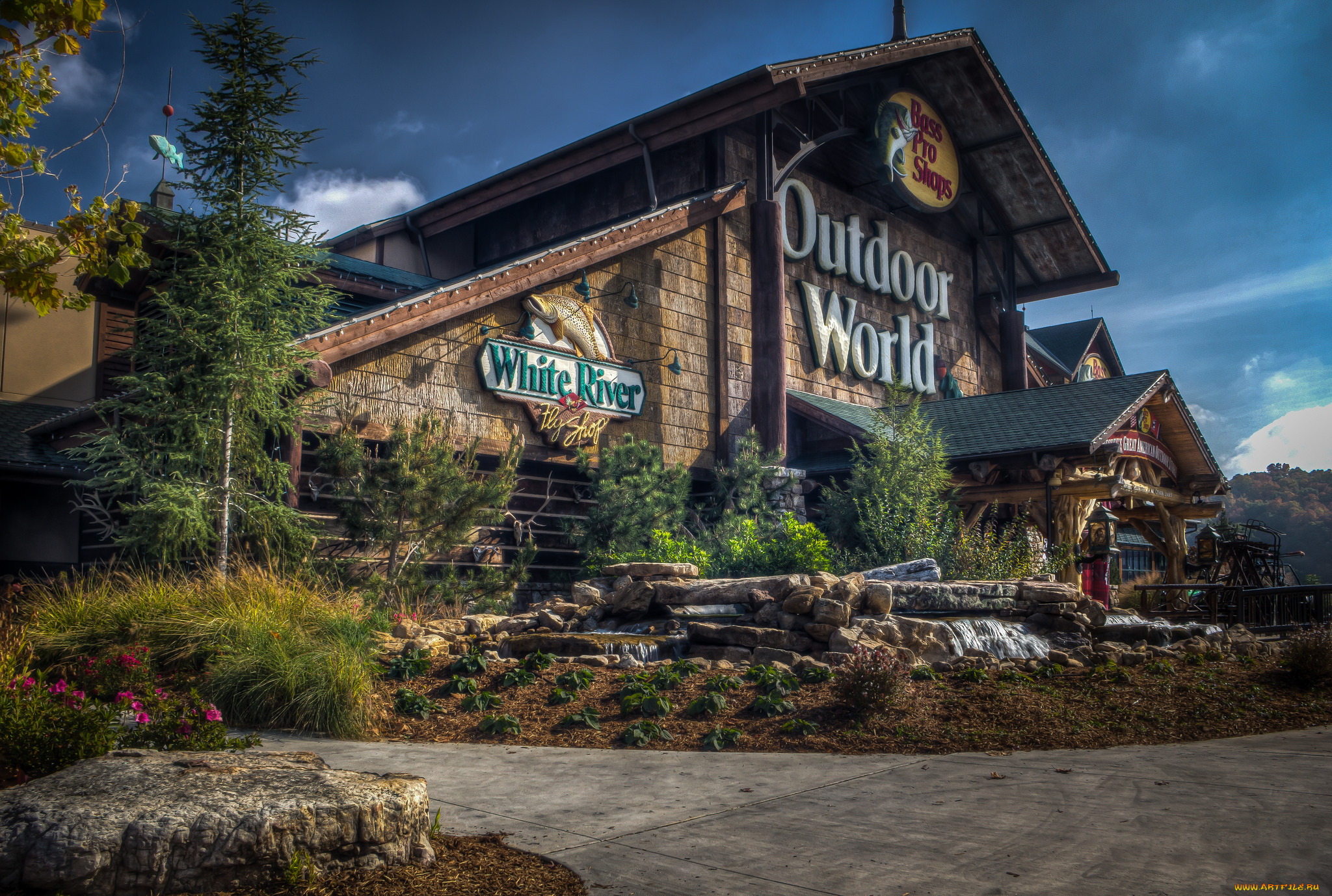 города, -, здания, , дома, рыбалка, домик