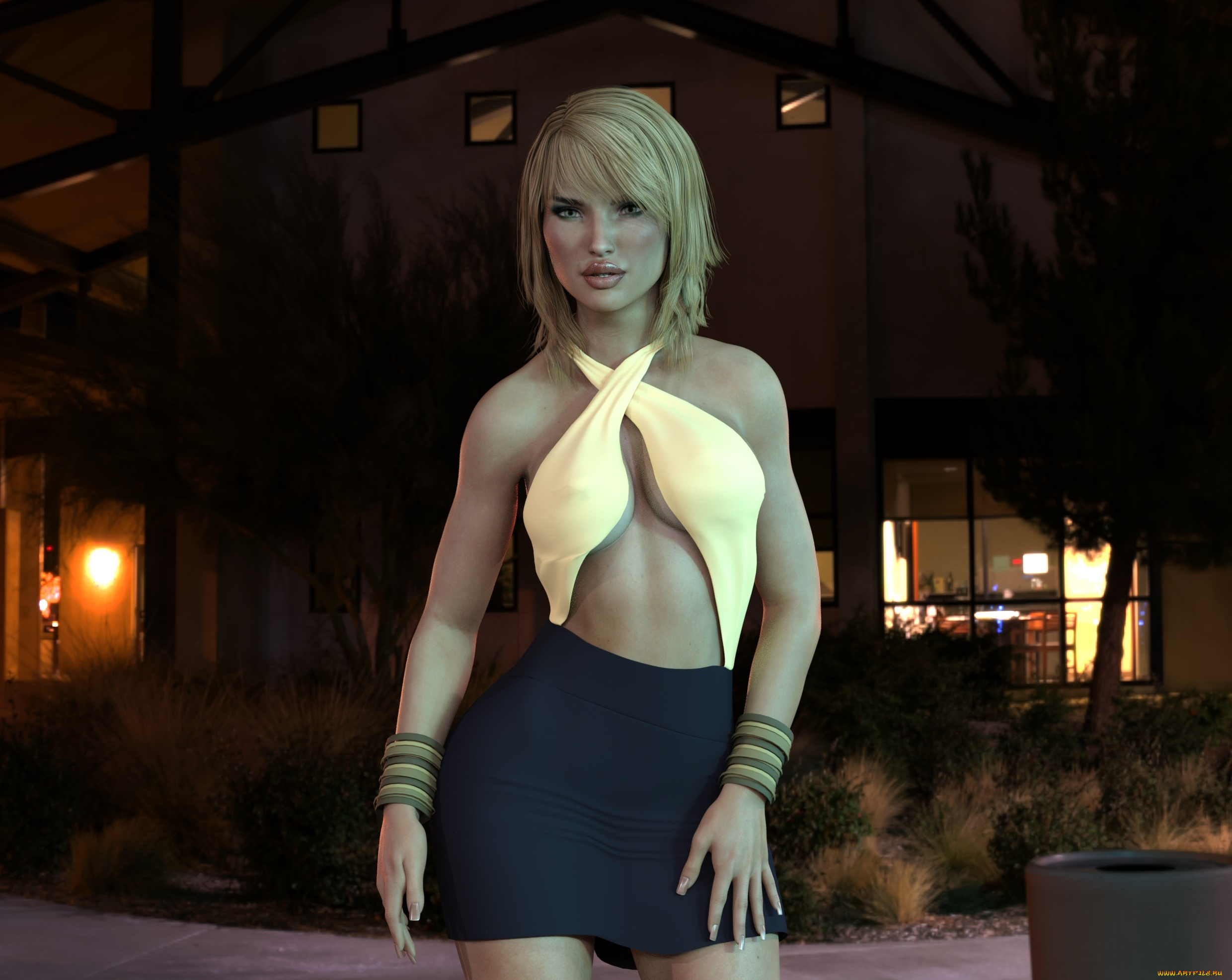 3д, графика, люди, , people, девушка, взгляд, фон