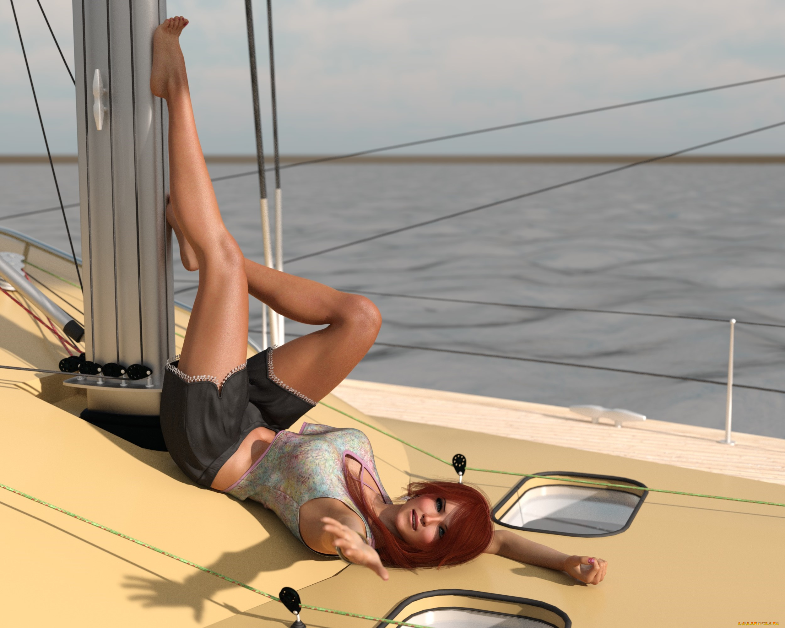 3д, графика, люди, , people, девушка, взгляд, фон