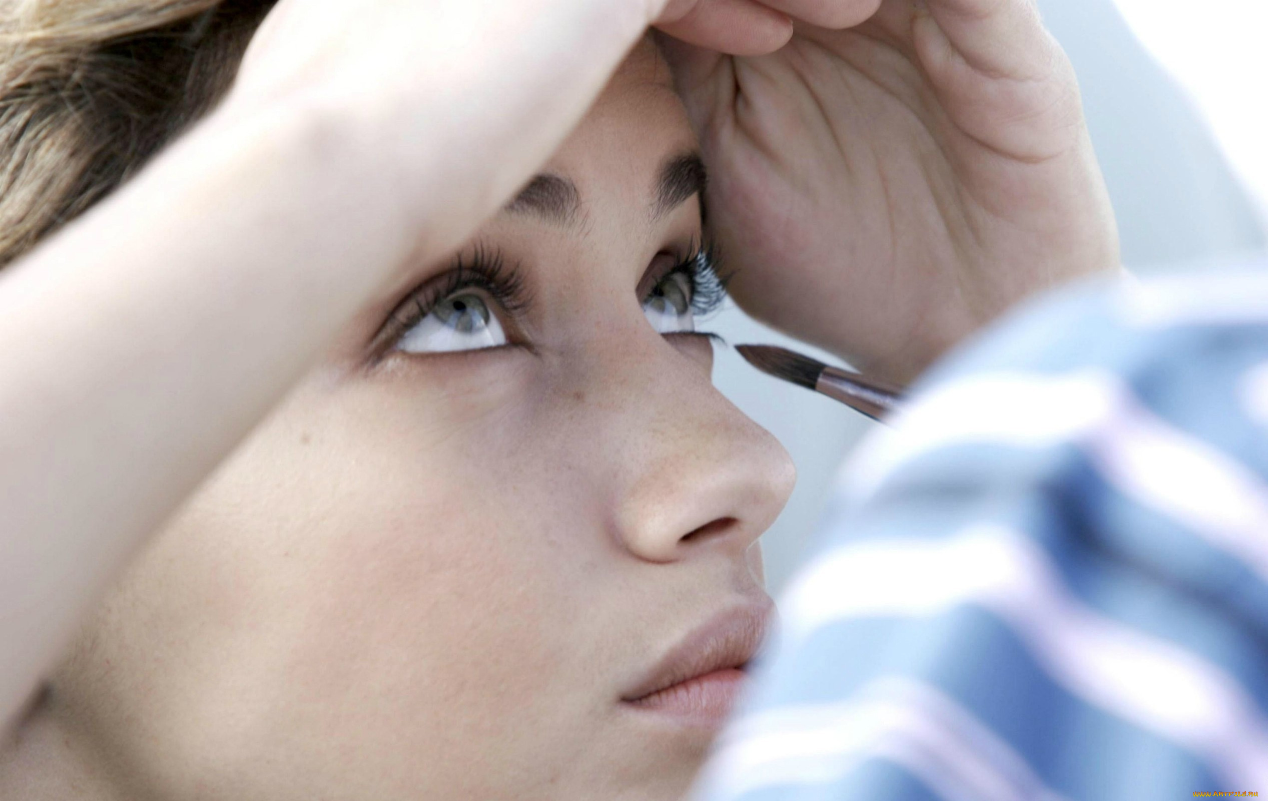 девушки, adriana, lima, лицо, модель, адриана, лима, кисточка, макияж