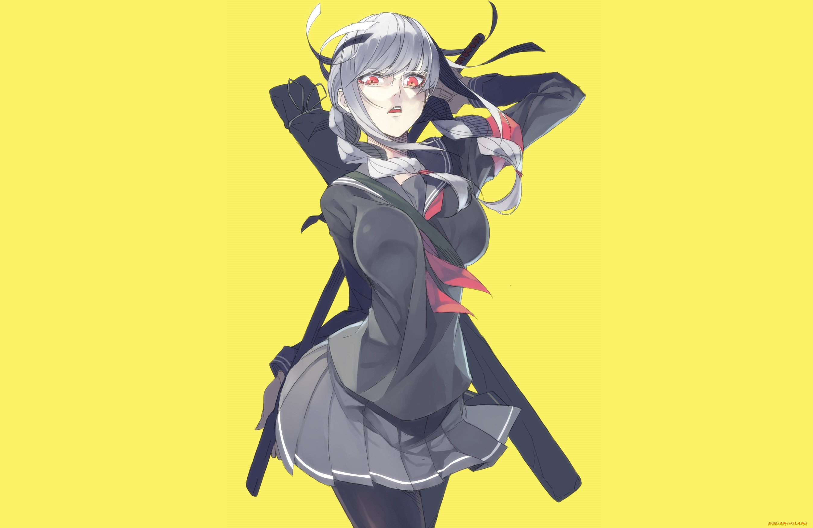 аниме, danganronpa, девушка