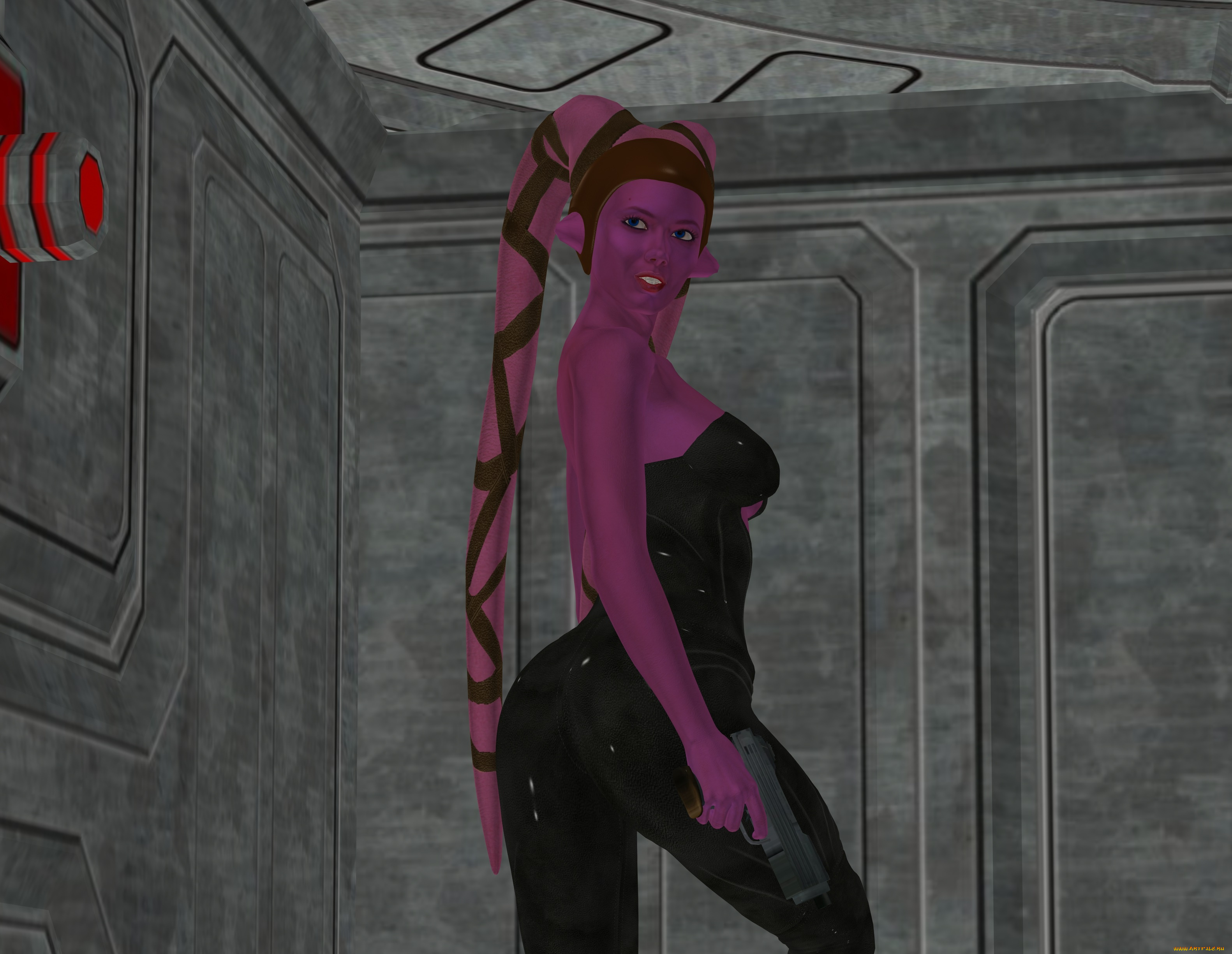 3д, графика, существа, , creatures, халк, взгляд, фон, оружие