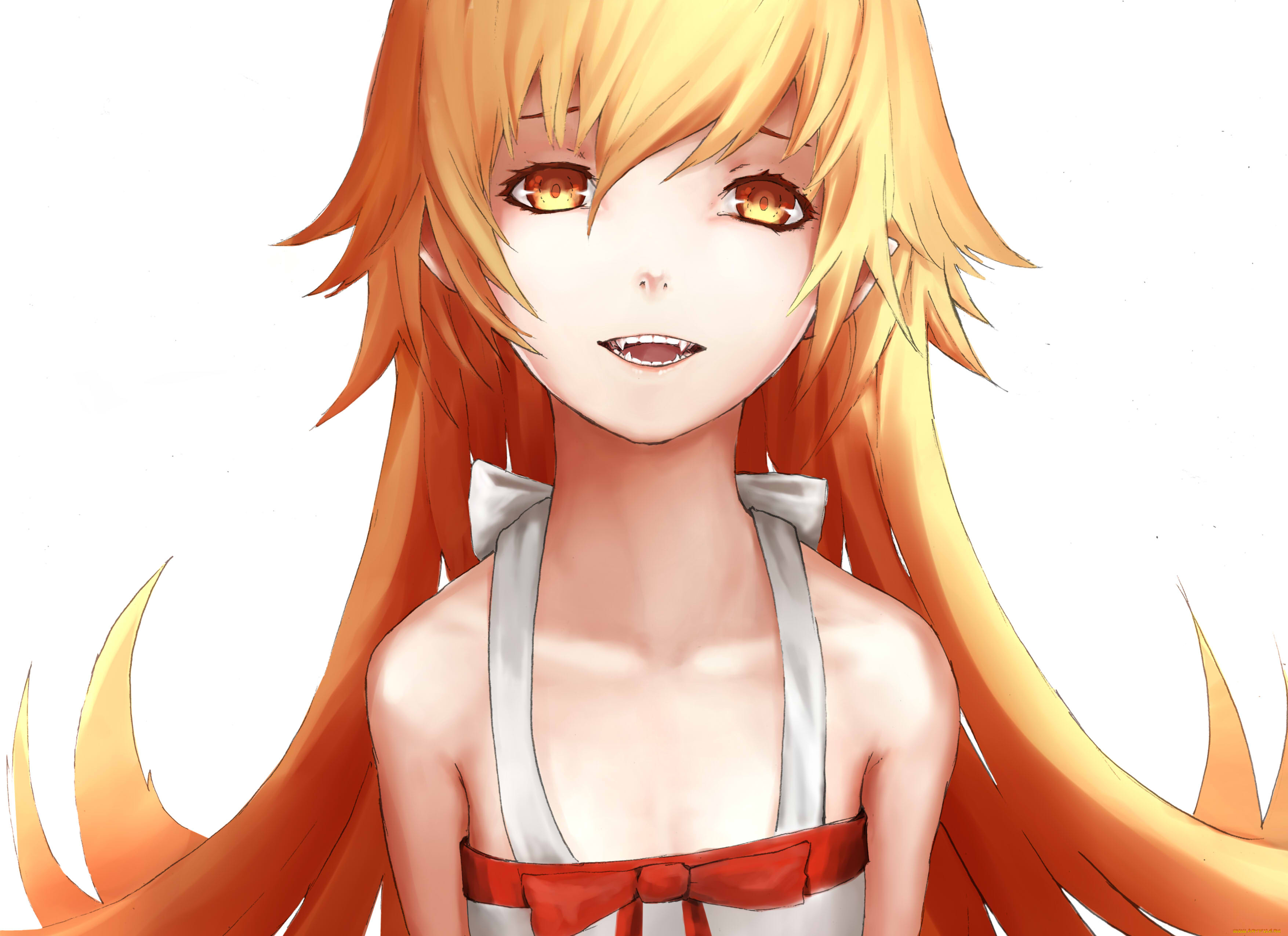 аниме, bakemonogatari, девочка