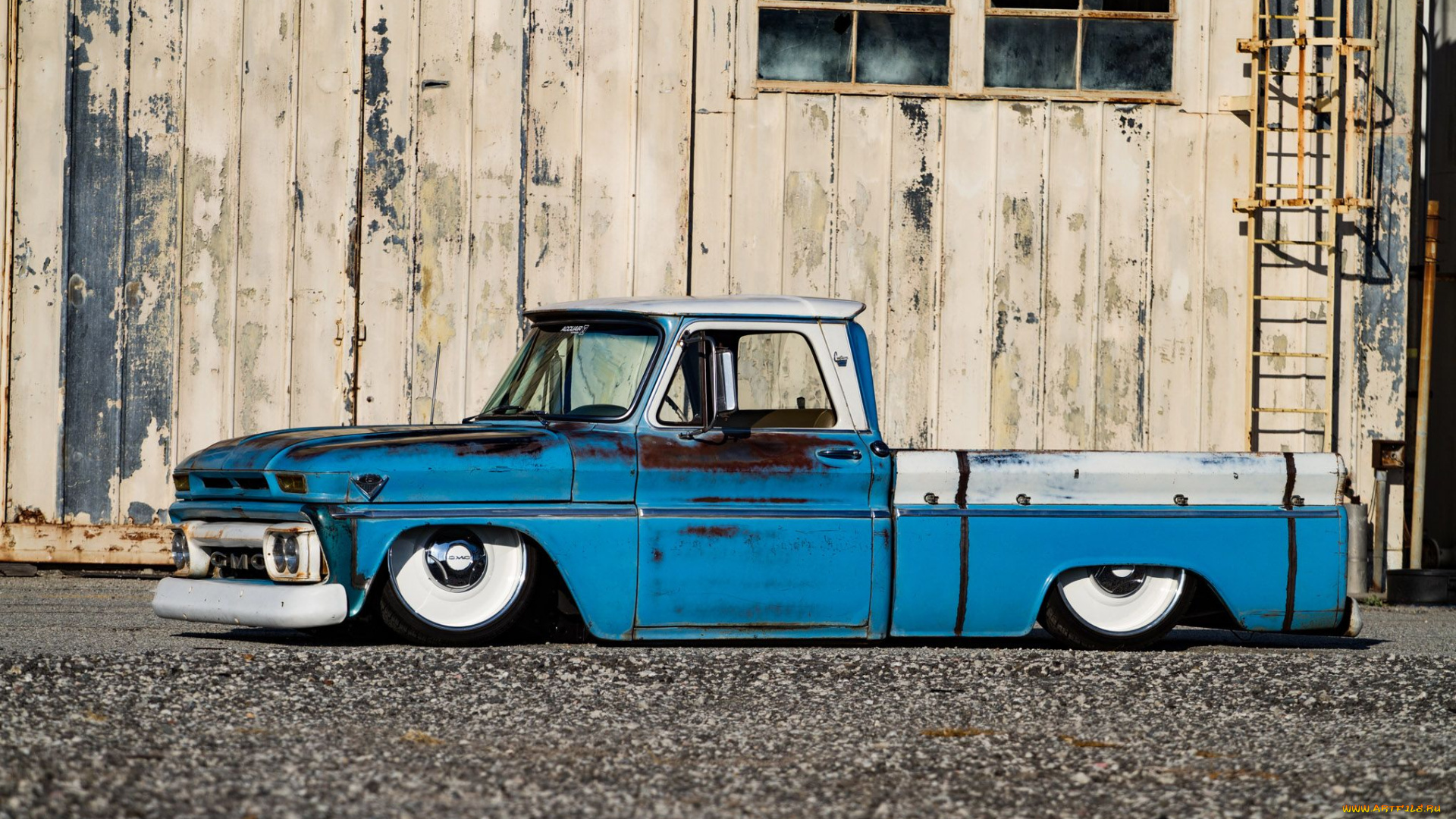 1965-gmc-custom, автомобили, custom, pick-up, gmc