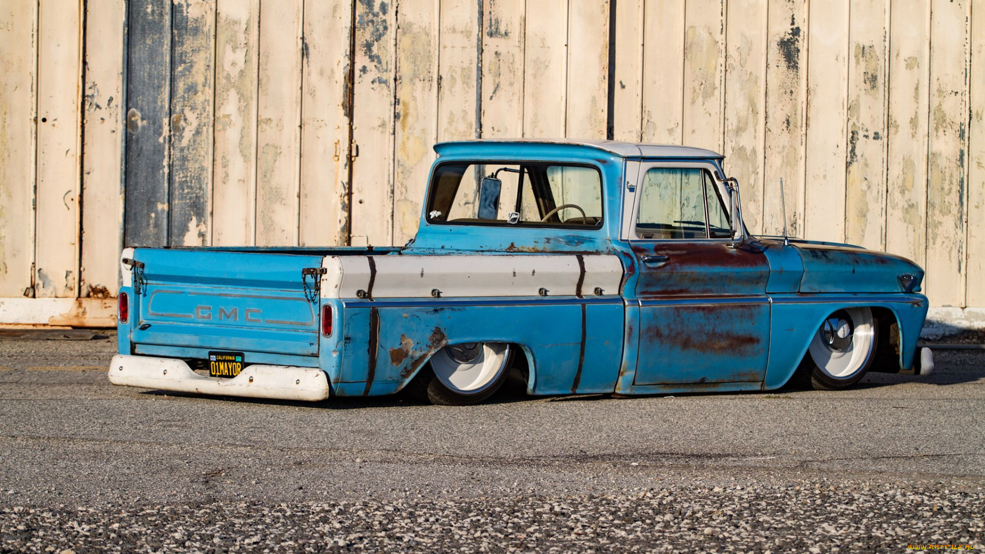 1965-gmc-custom, автомобили, custom, pick-up, gmc