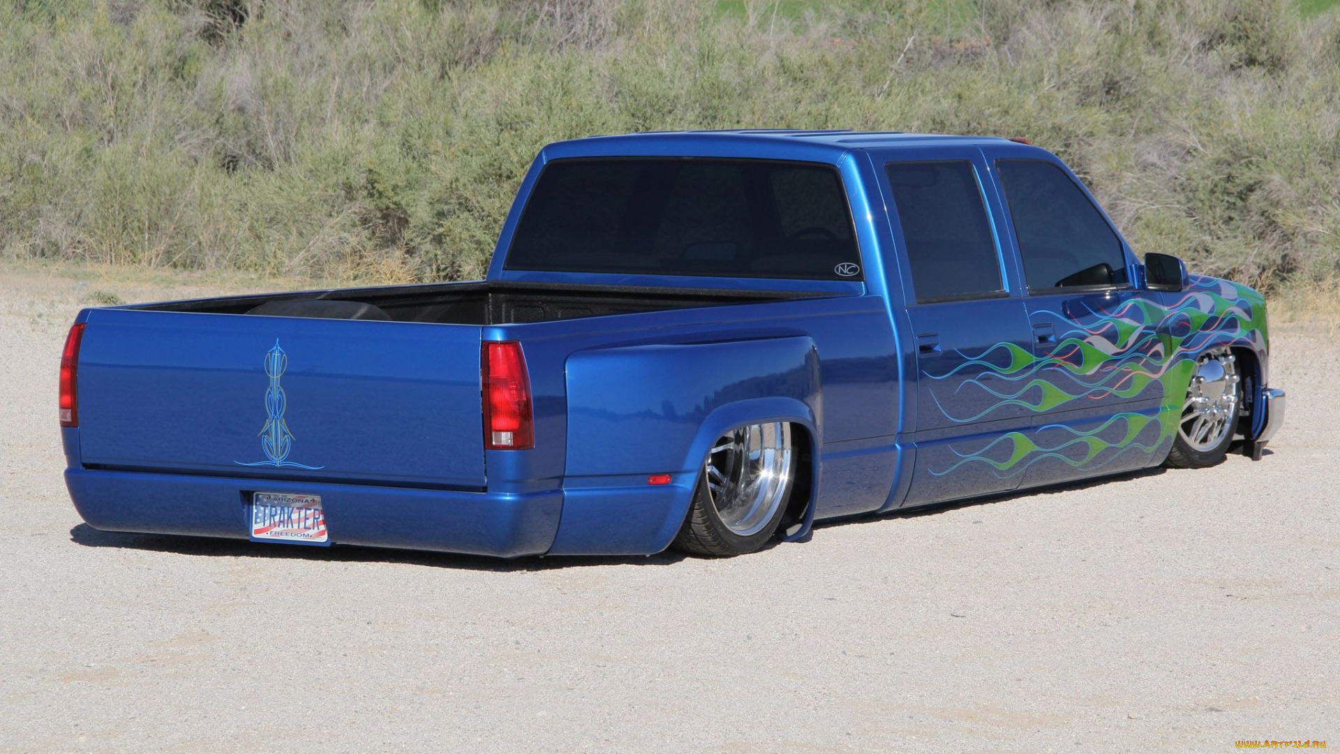 1996-chevrolet-3500, автомобили, custom, pick-up, chevy