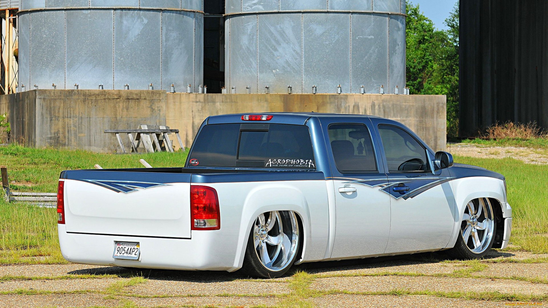 2009-gmc-sierra, автомобили, custom, pick-up, gmc