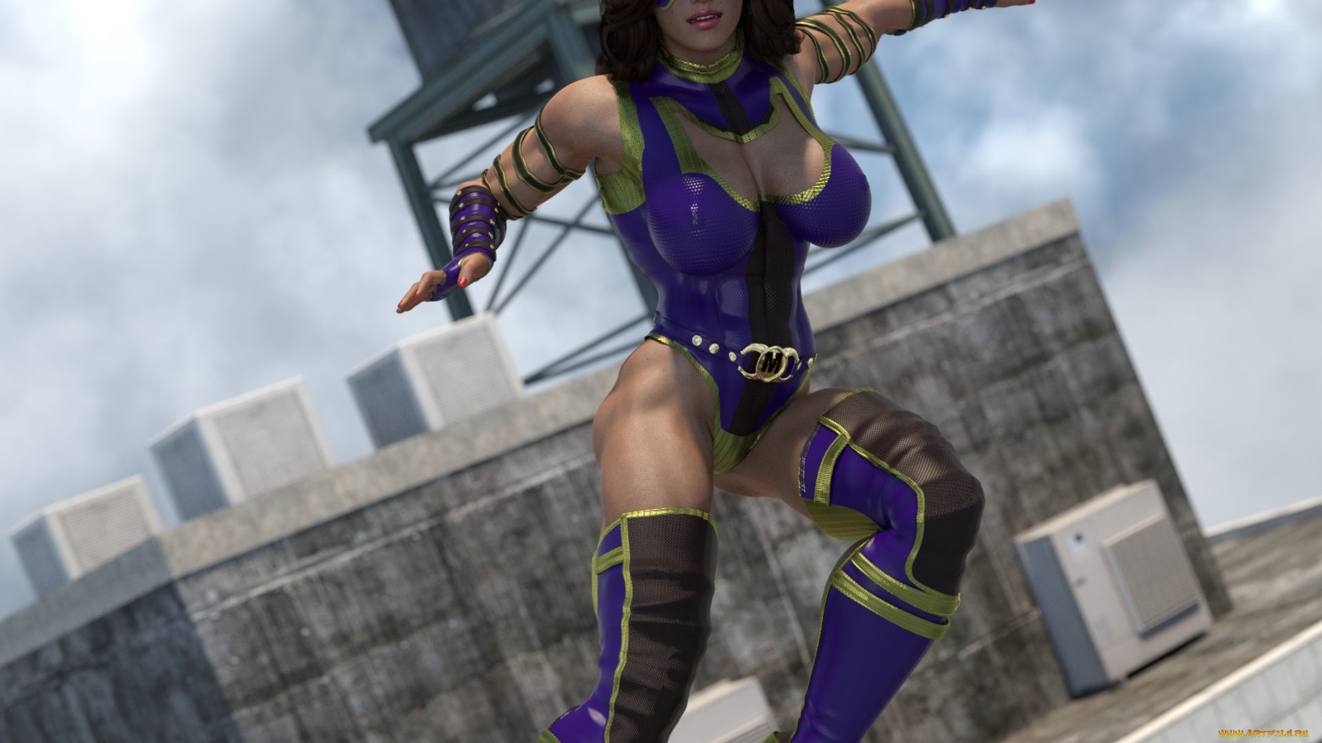 3д, графика, фантазия, , fantasy, девушка, фон, взгляд