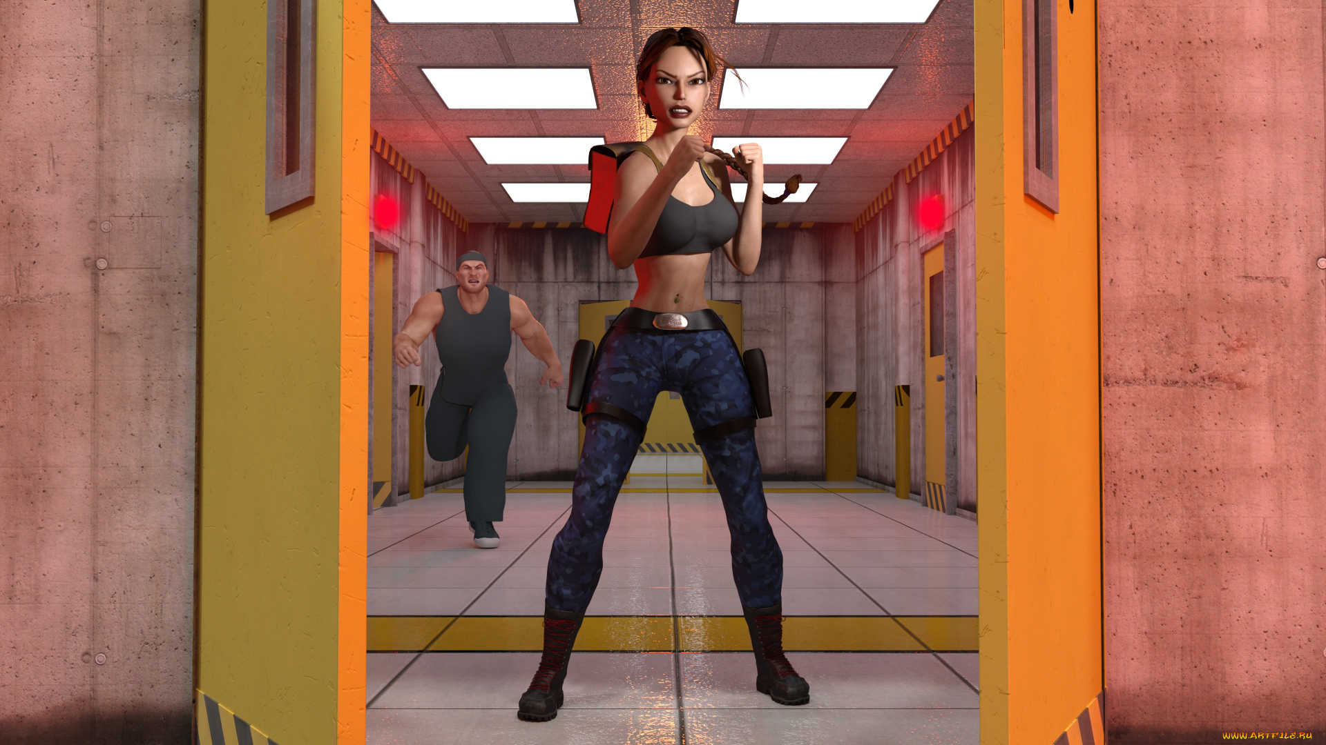 3д, графика, фантазия, , fantasy, взгляд, девушка, фон