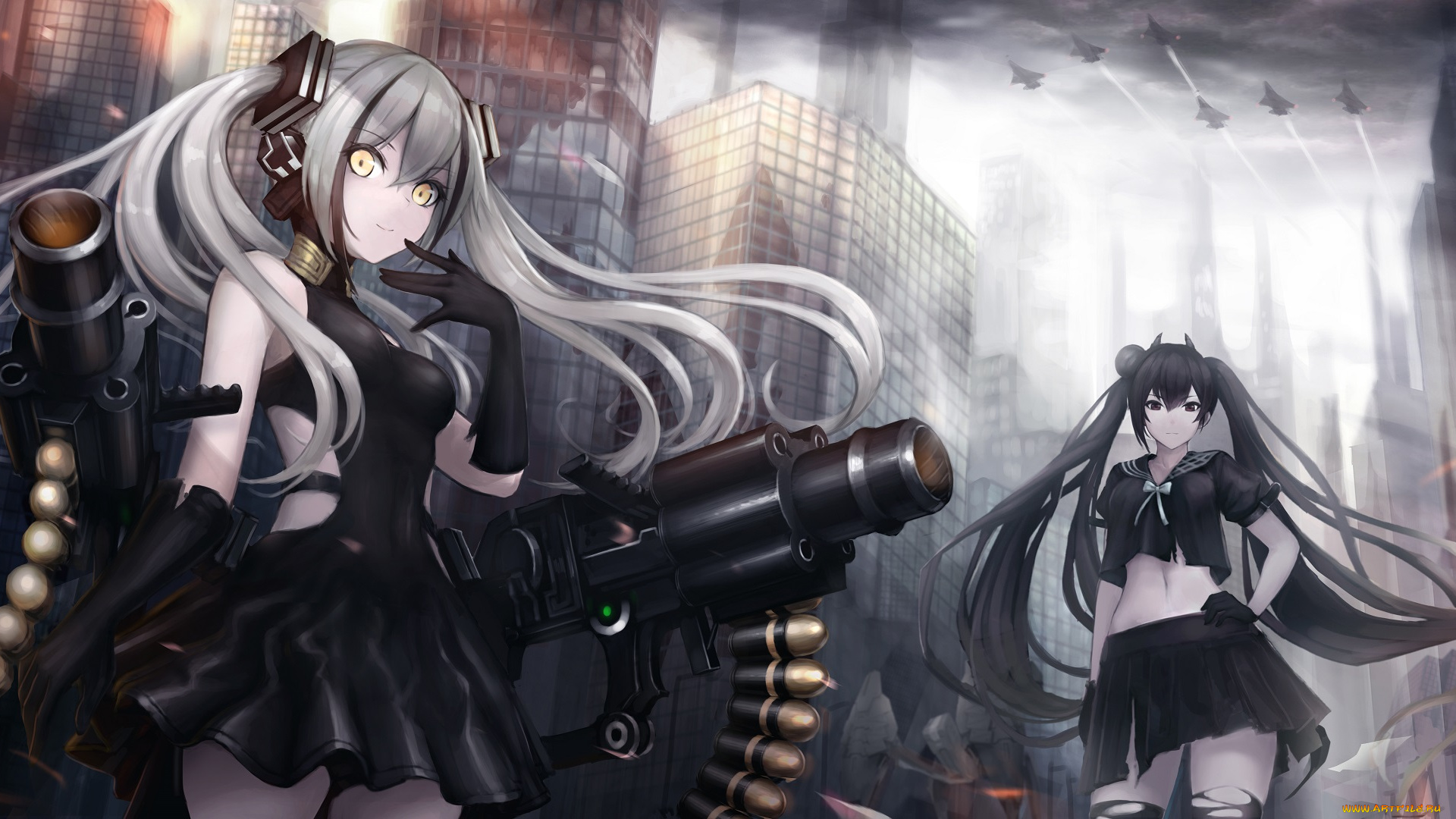 аниме, girls, frontline, ouroboros, npt, akzkfhsk0503, girls, frontline, destroyer