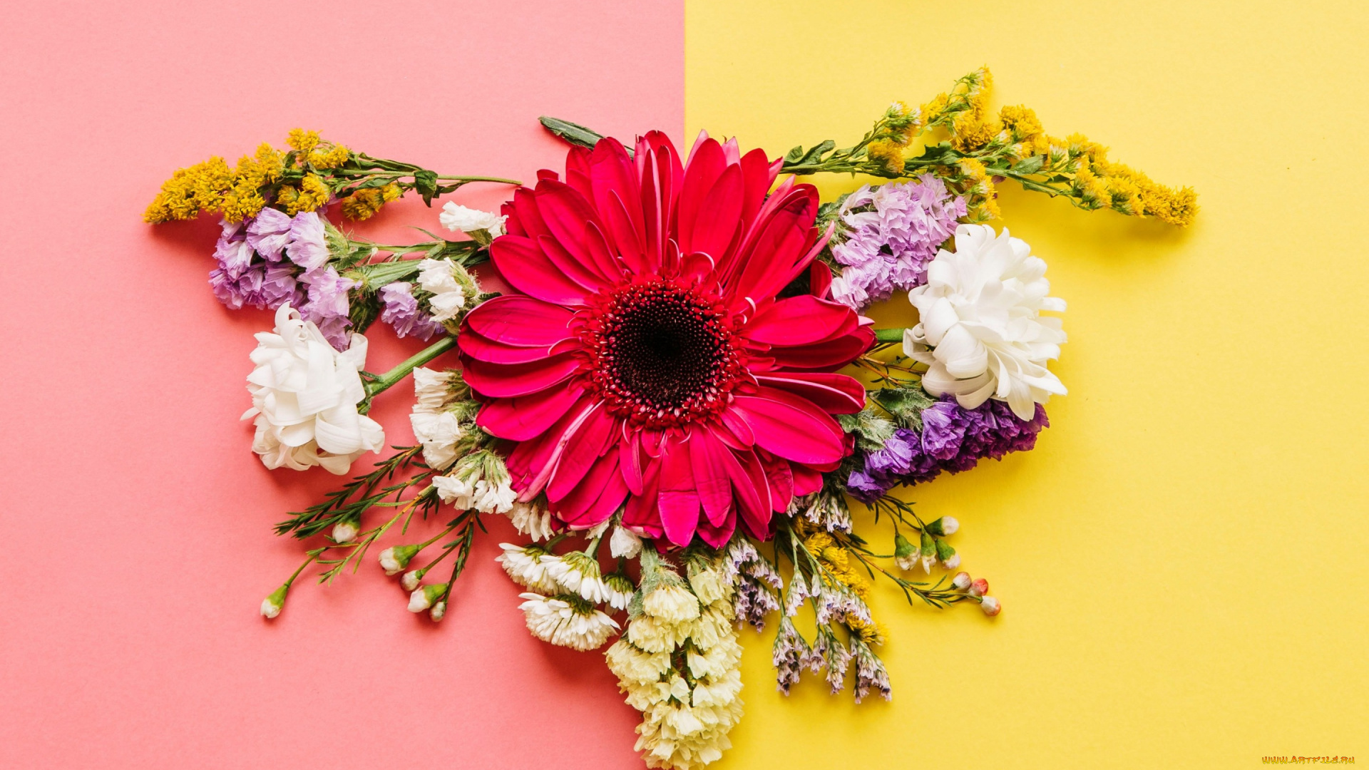 цветы, букеты, , композиции, весна, colorful, композиция, bright, хризантемы, spring, flowers