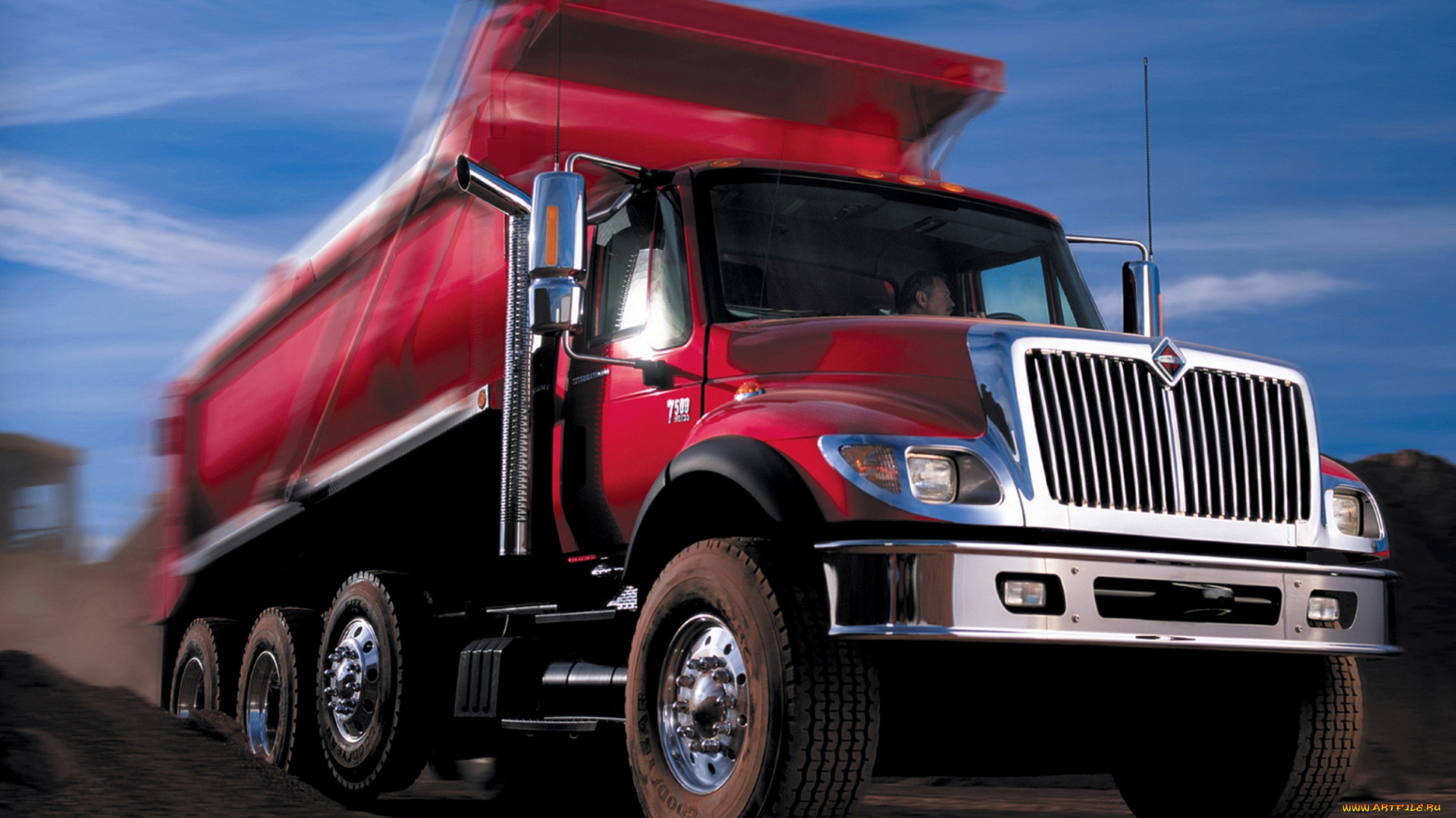 international, 7500, dump, truck, , 2005, автомобили, international, машина, грузовик, авто