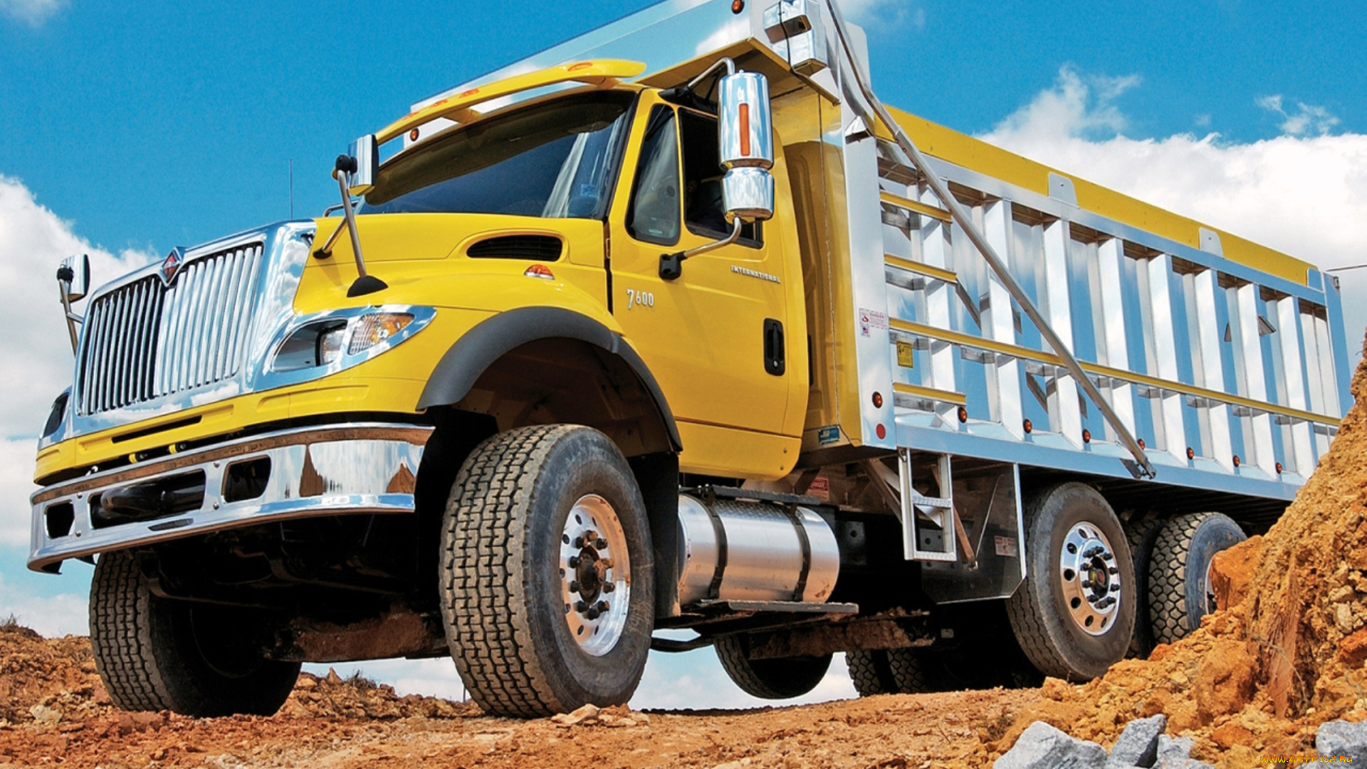 international, 7600, dump, truck, , 2005, автомобили, international, авто, грузовик, машина