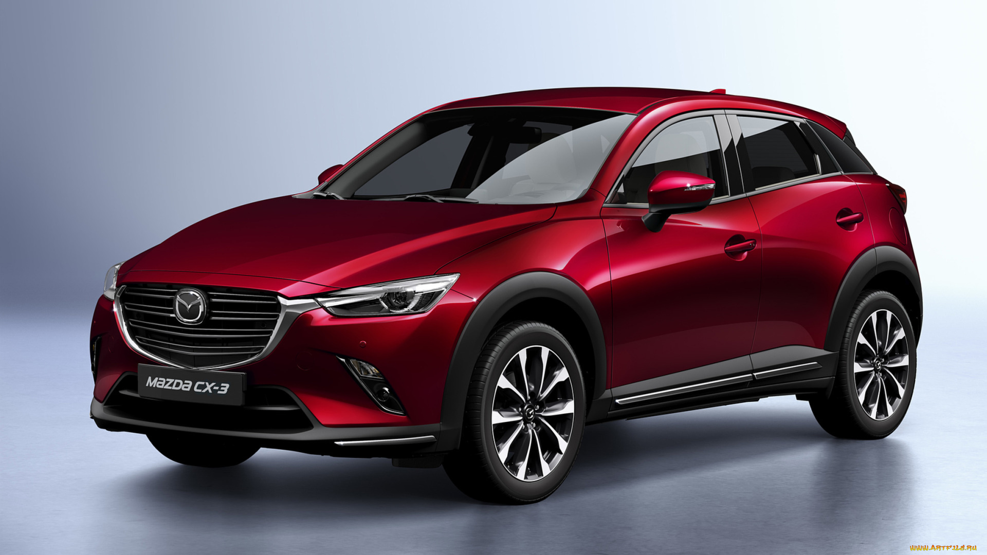 mazda, cx-3, 2019, автомобили, mazda, красный, 2019, cx-3
