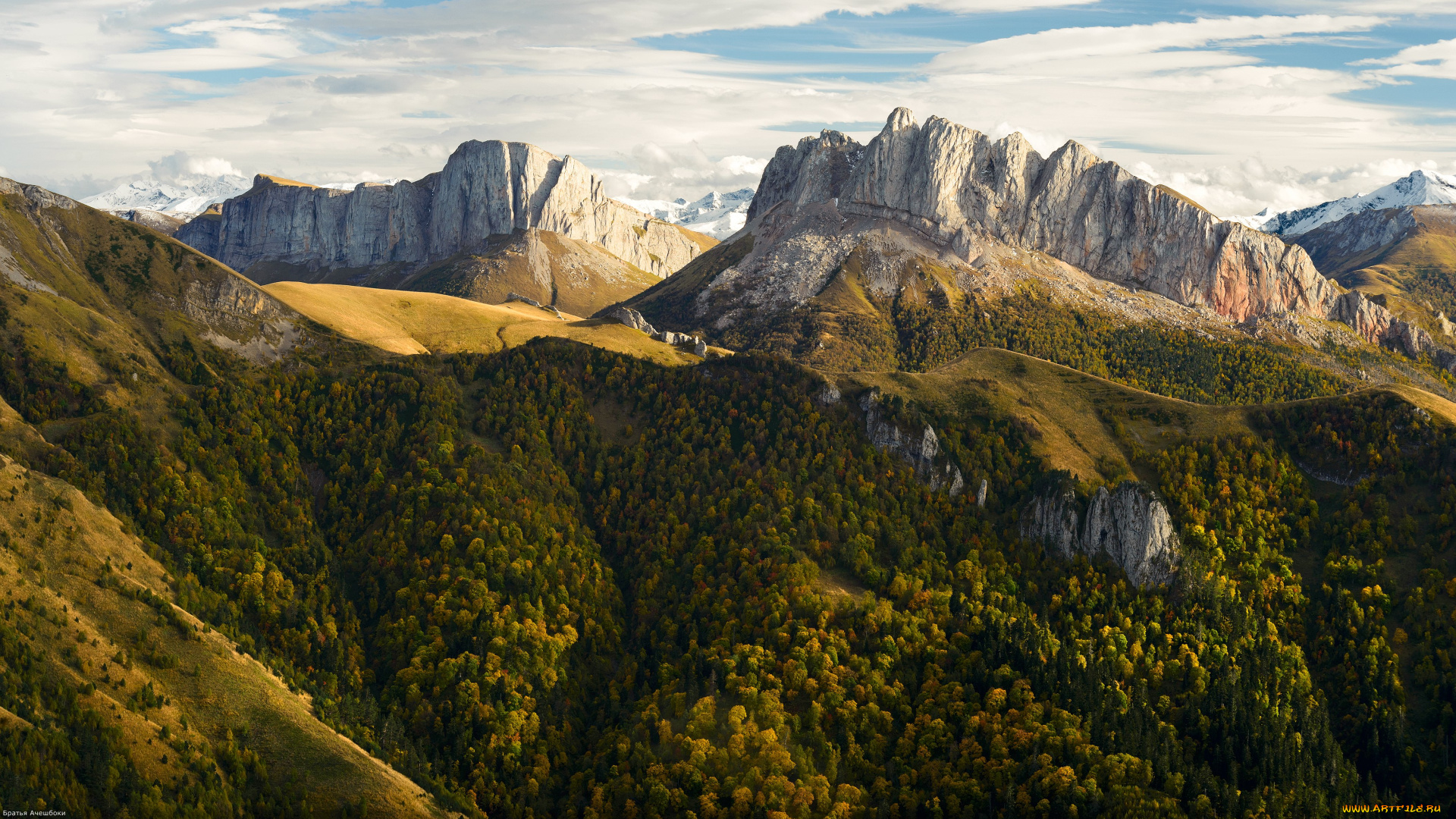 природный, парк, большой, тхач, адыгея, природа, горы, ачешбоки, природный, парк, большой, тхач