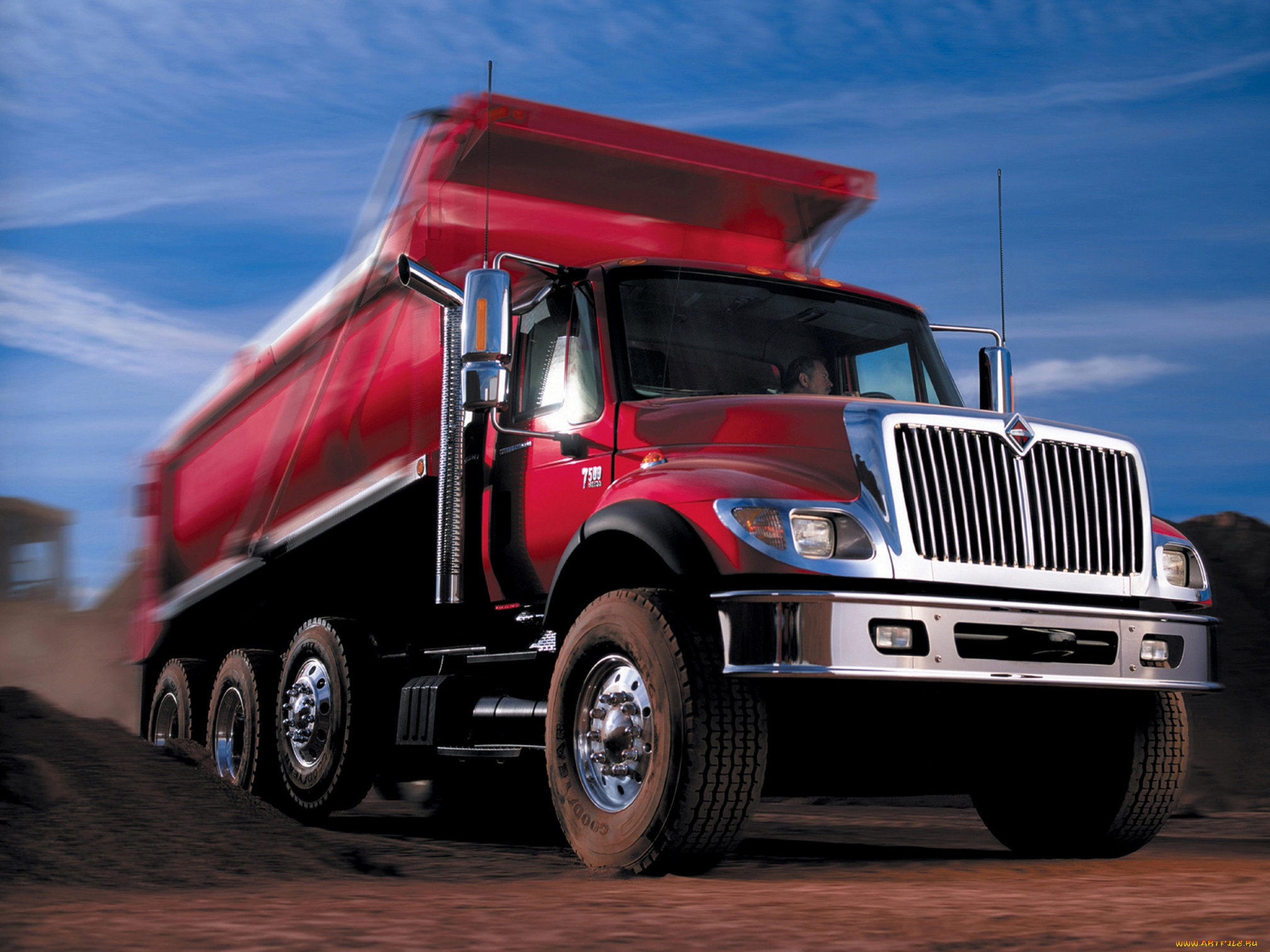 international, 7500, dump, truck, , 2005, автомобили, international, машина, грузовик, авто