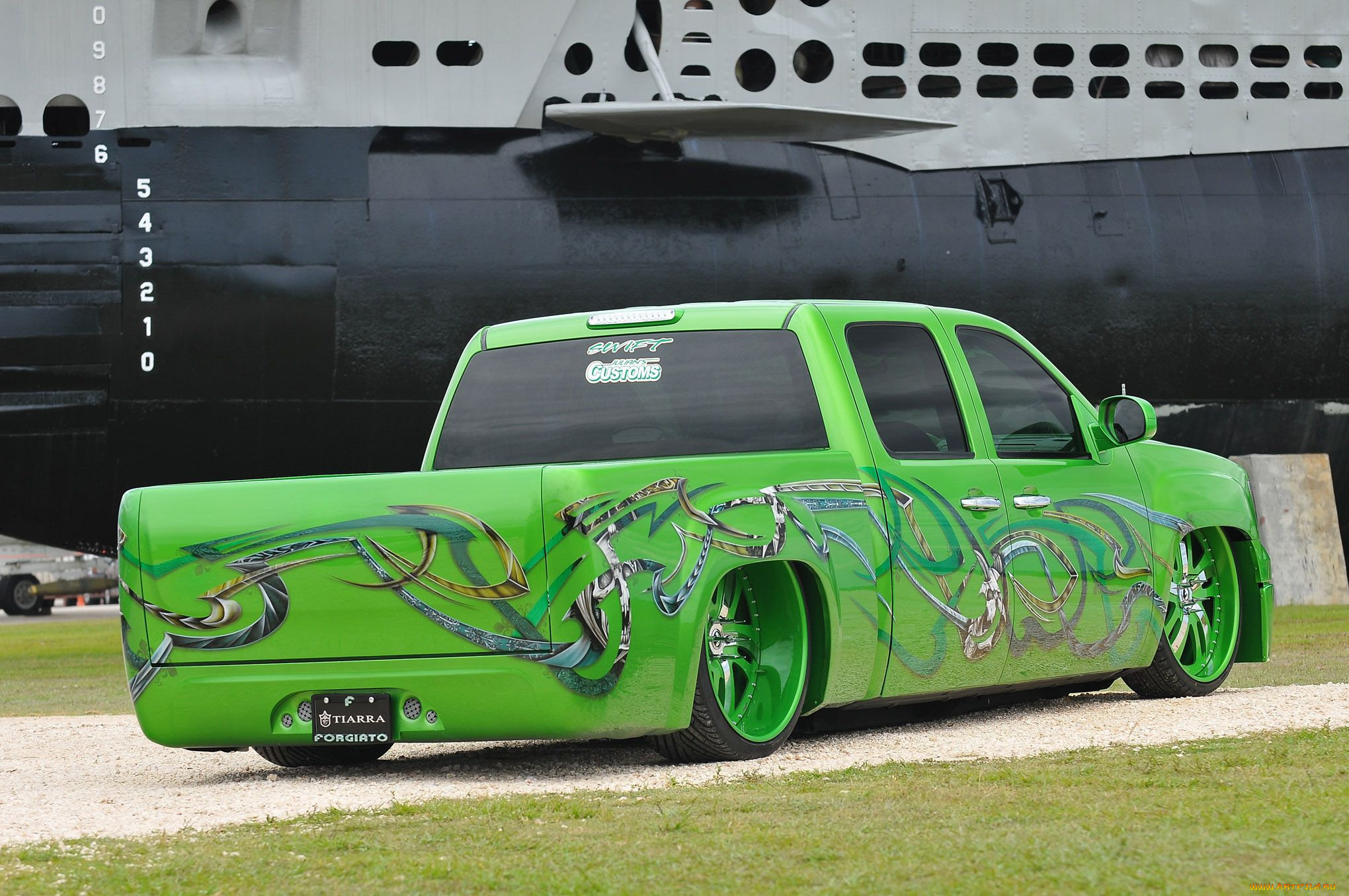 2008-gmc-sierra-1500, автомобили, custom, pick-up, gmc