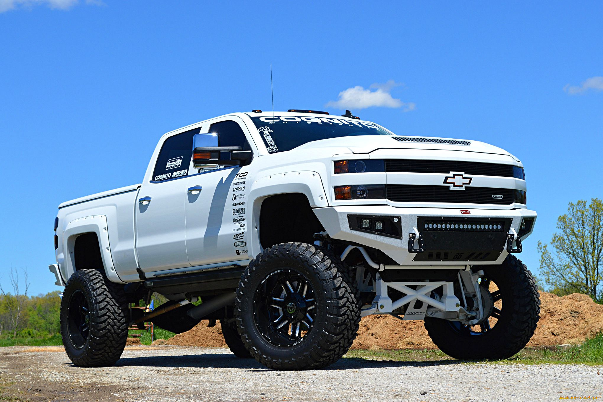 2016-silverado-2500hd, автомобили, custom, pick-up, chevrolet