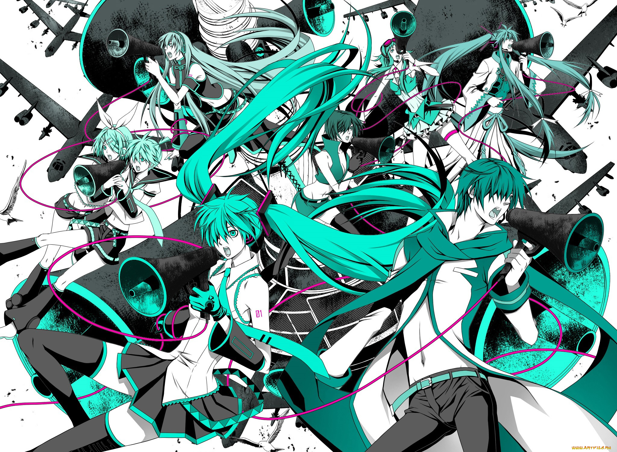 аниме, vocaloid, вокалоид