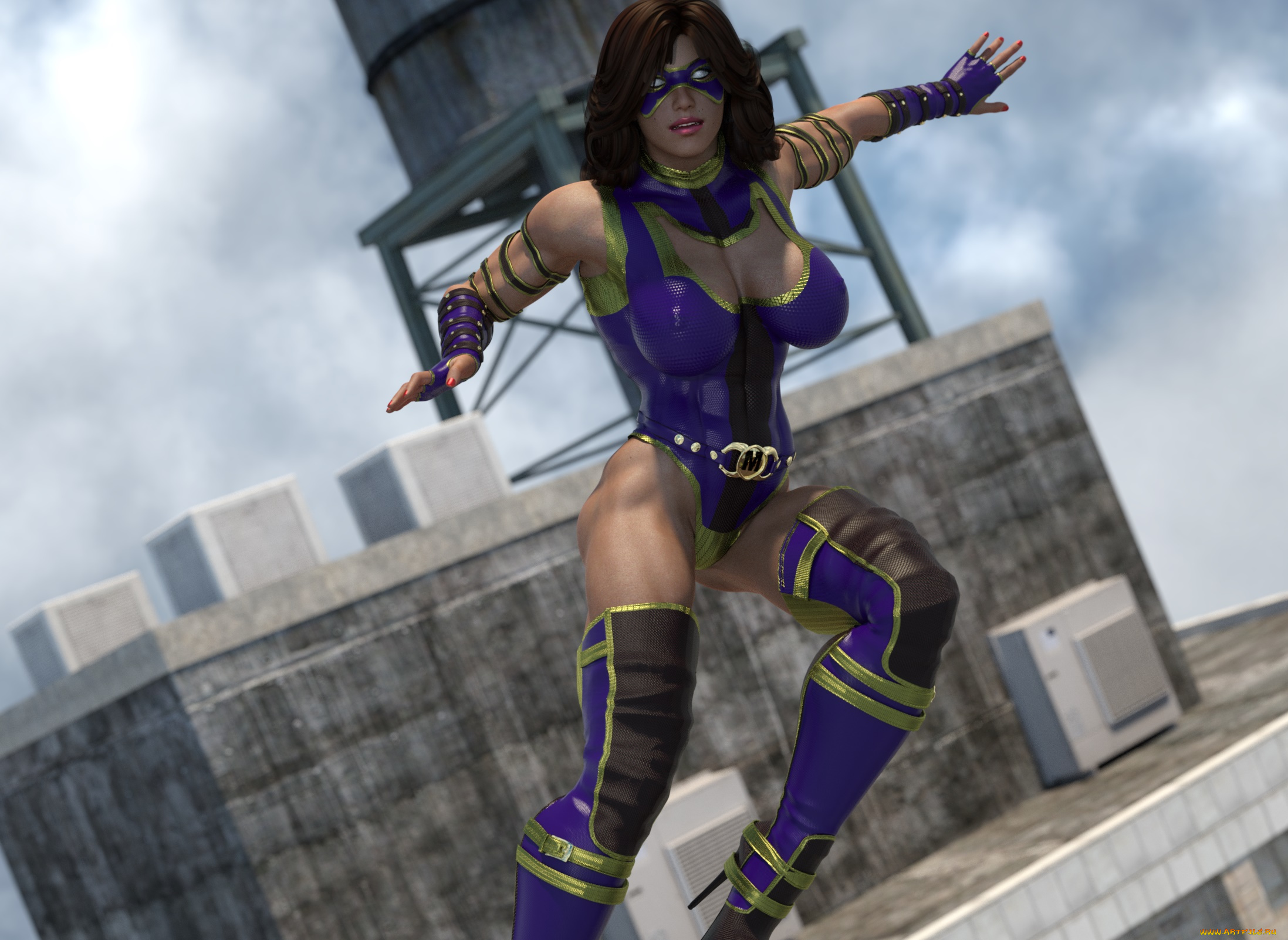 3д, графика, фантазия, , fantasy, девушка, фон, взгляд