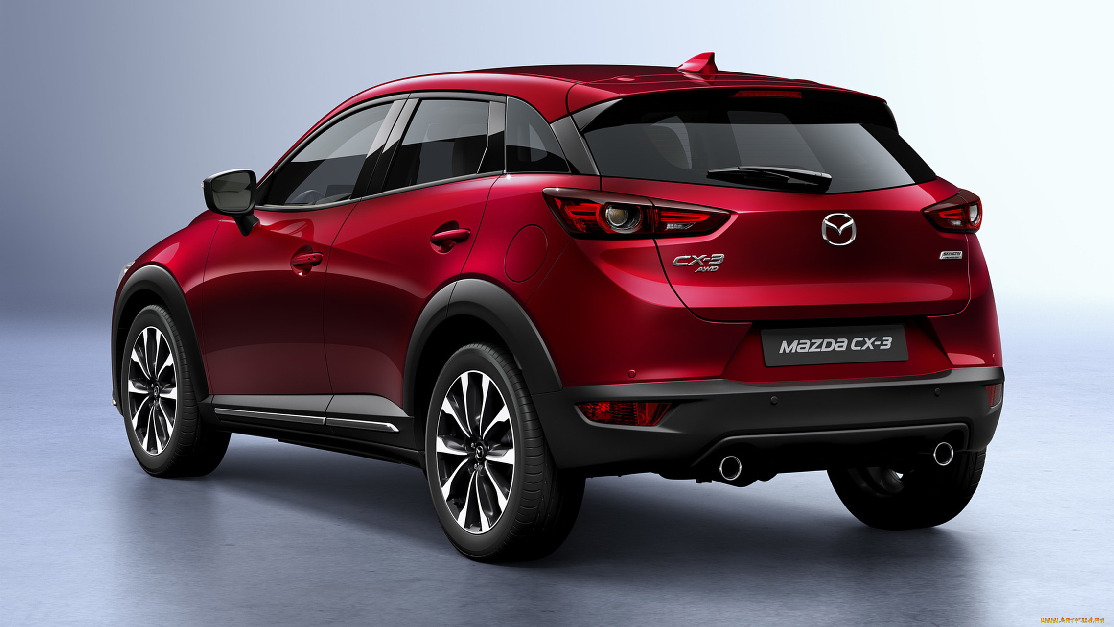 mazda, cx-3, 2019, автомобили, mazda, красный, 2019, cx-3