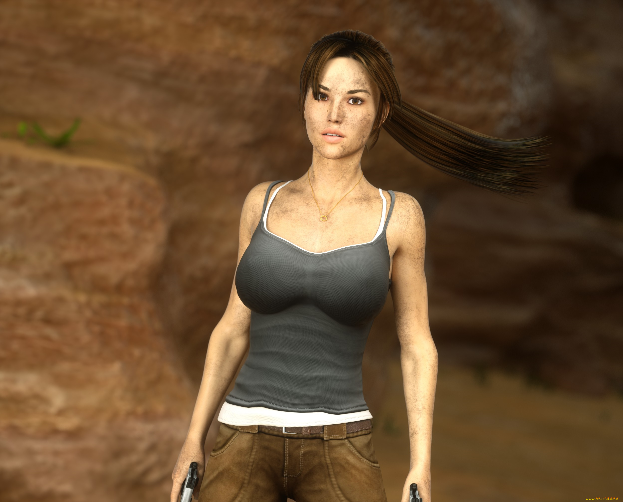 3д, графика, фантазия, , fantasy, взгляд, девушка, фон