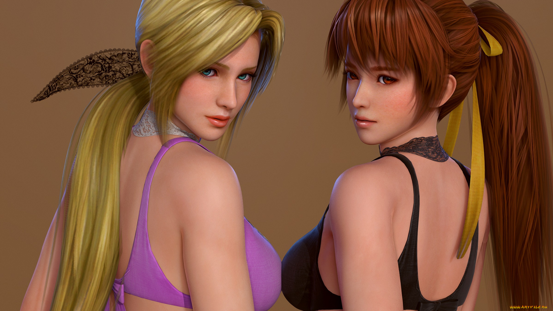 3д, графика, люди, , people, фон, взгляд, девушки