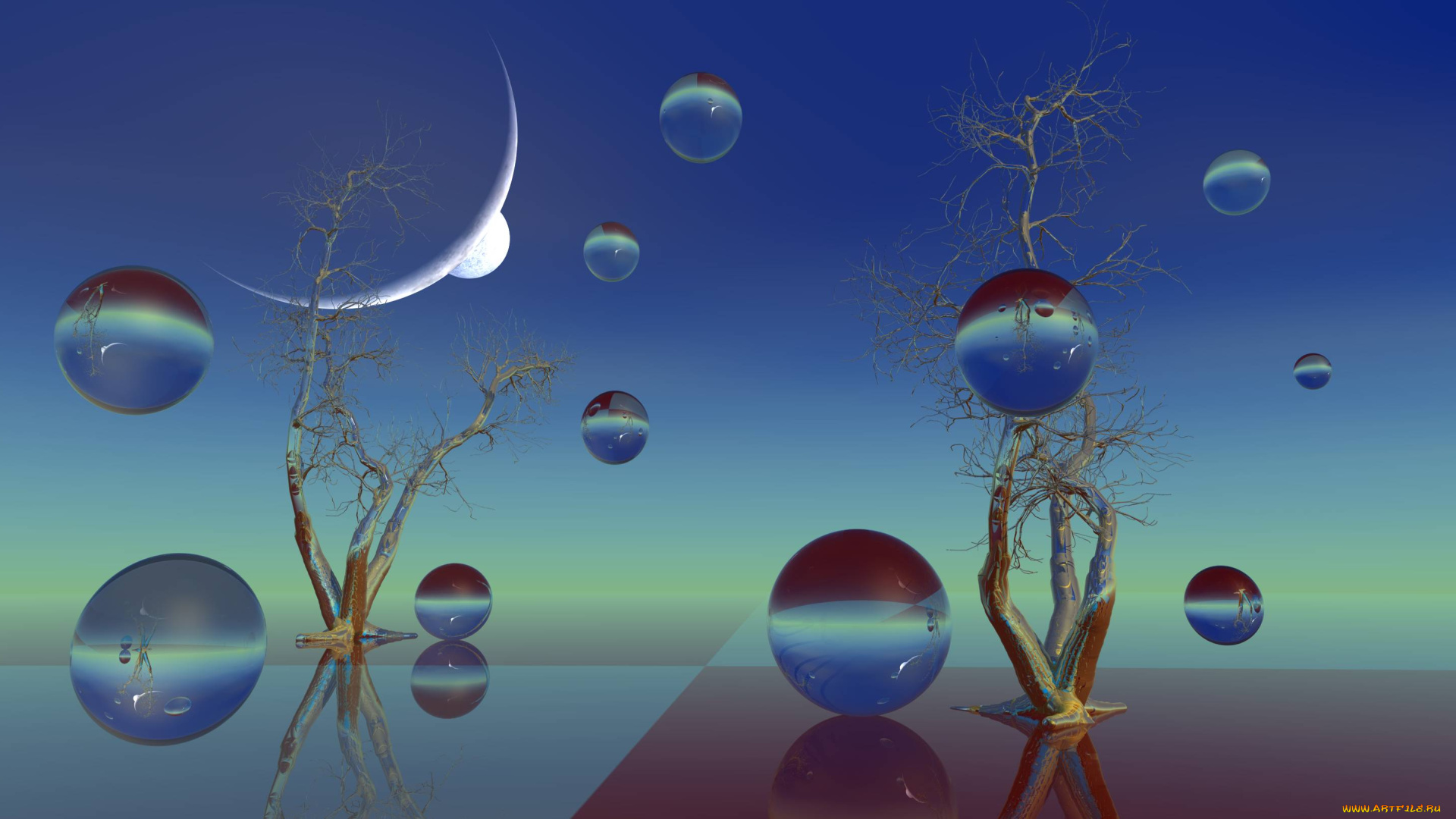 3д, графика, шары, , balls, шары, фон