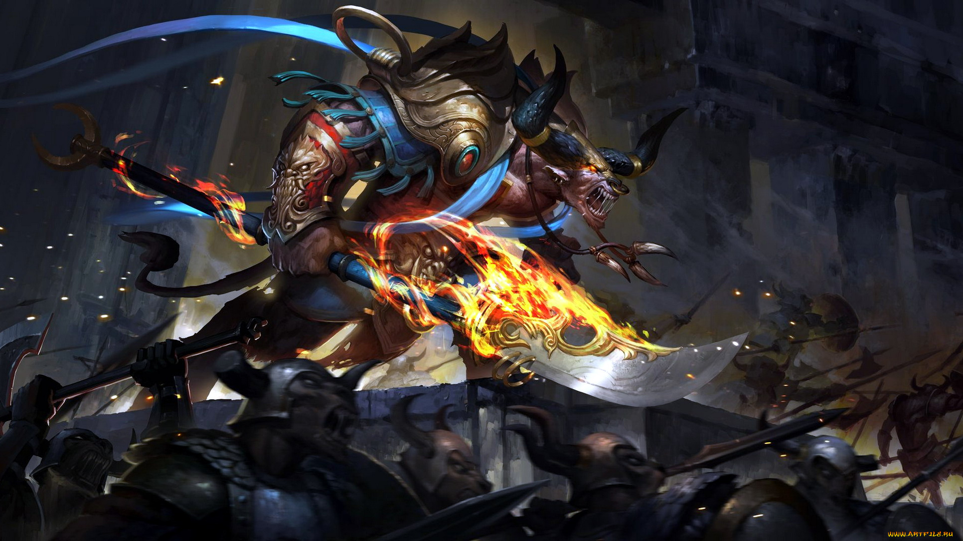 видео, игры, ~~~другое~~~, существа, рога, броня, оружие